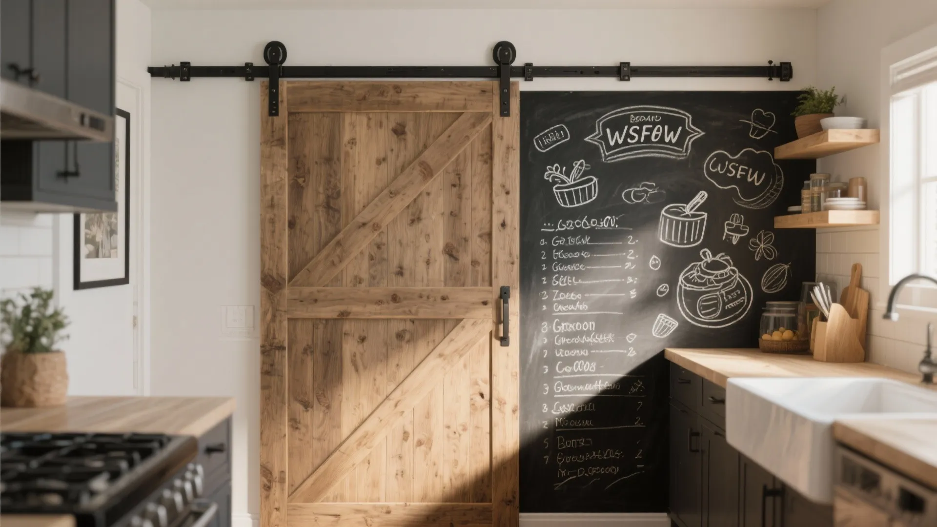 1. Sliding Barn Doors