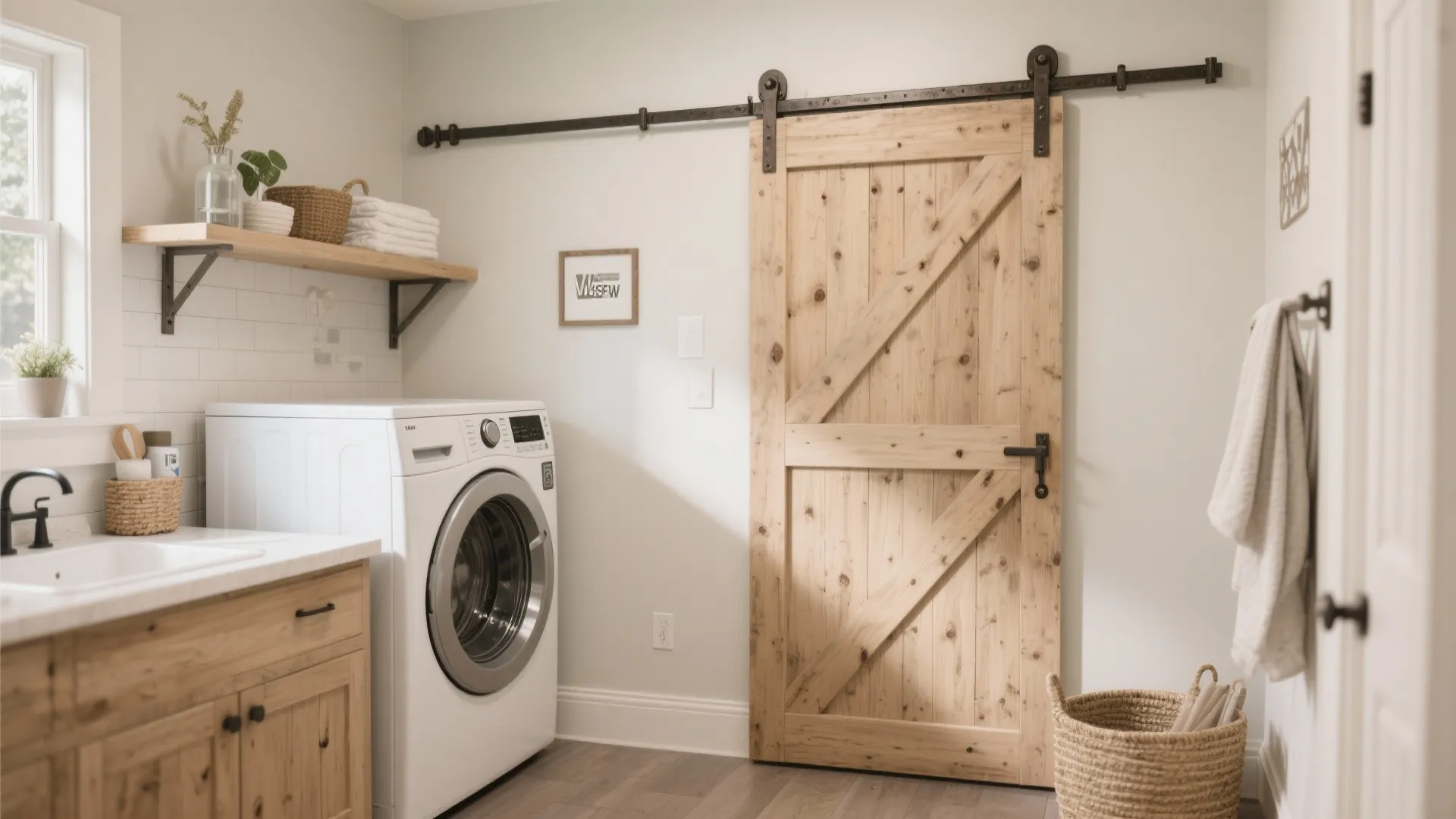 3. Sliding Barn Door Entry