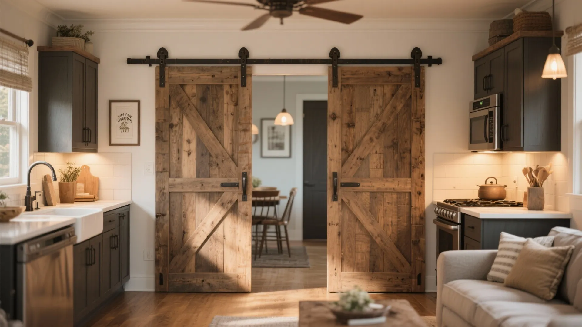 3. Sliding Barn Doors