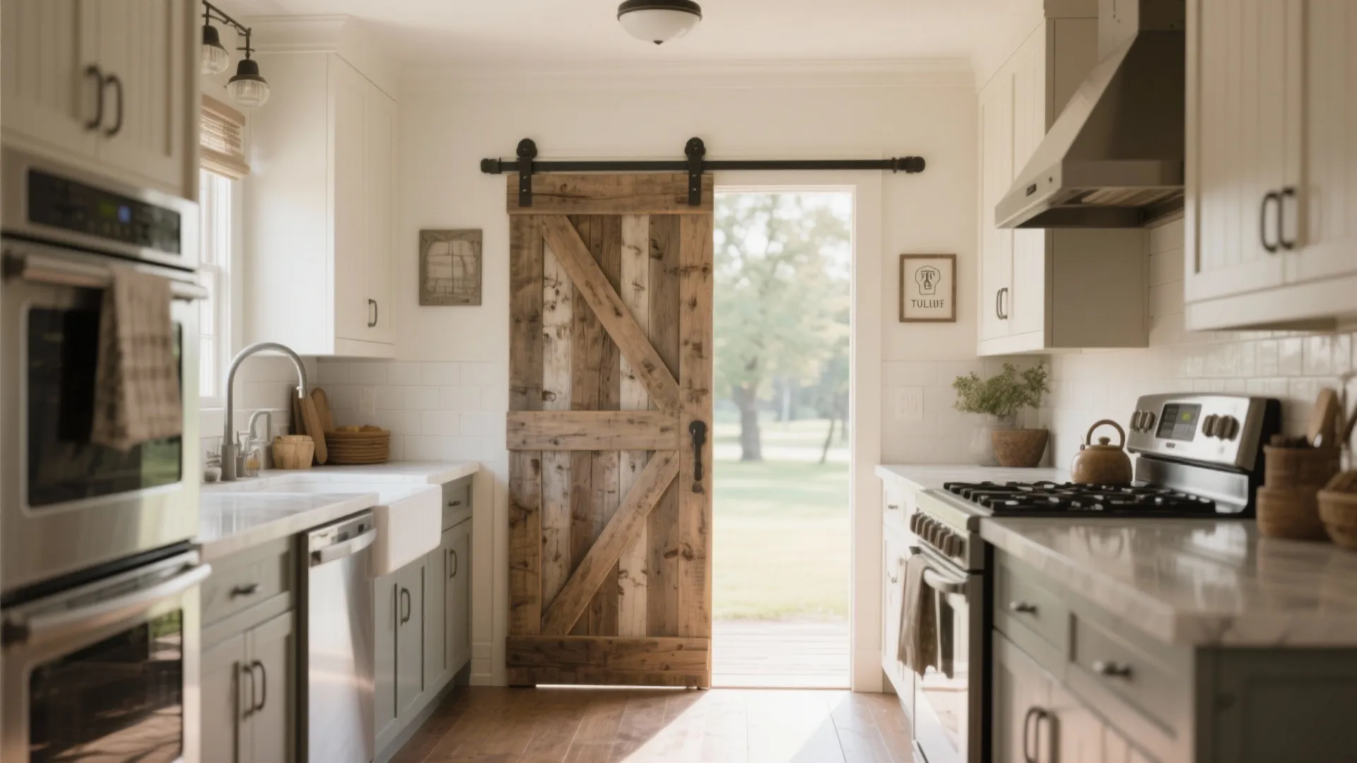8. Sliding Barn Doors