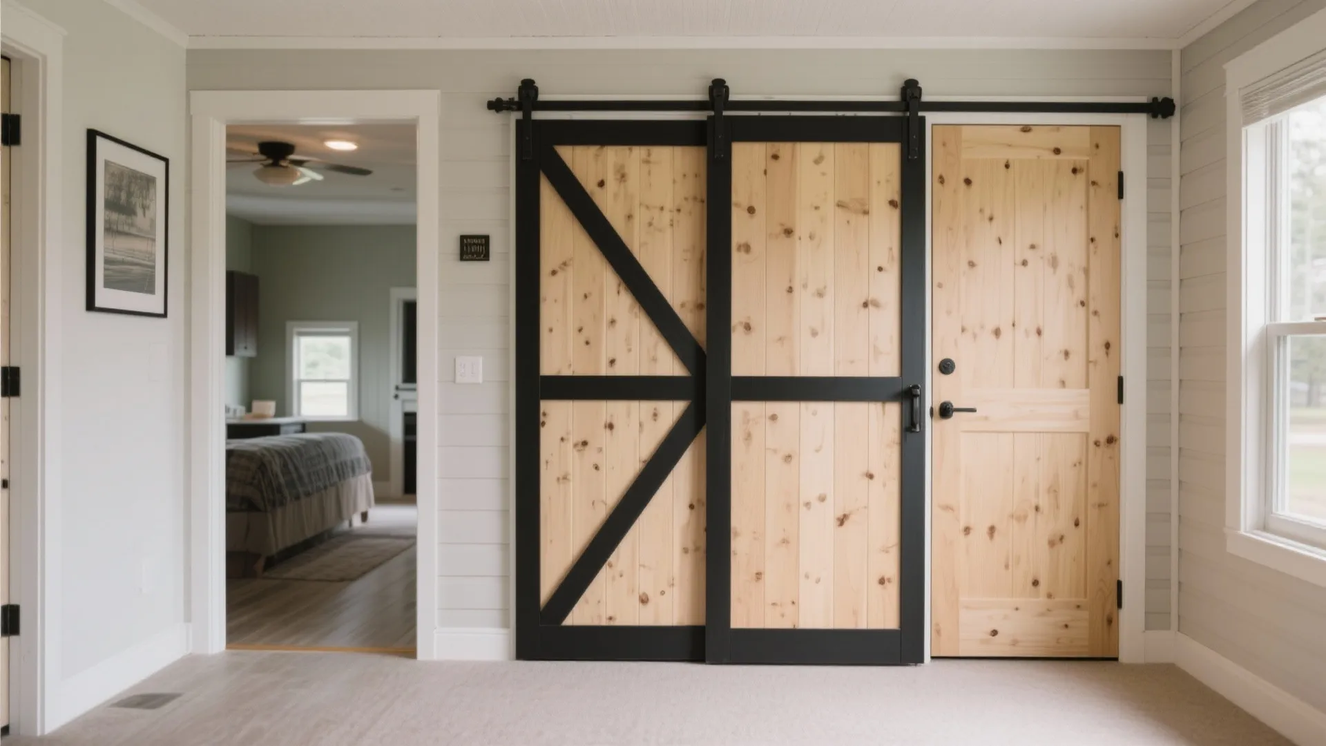 4. Use Sliding Barn Doors