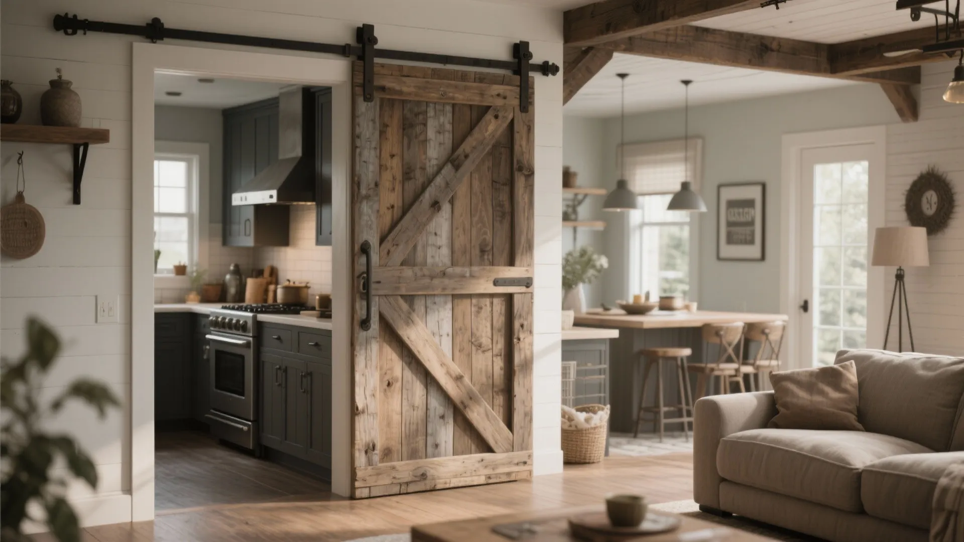 3. Sliding Barn Doors