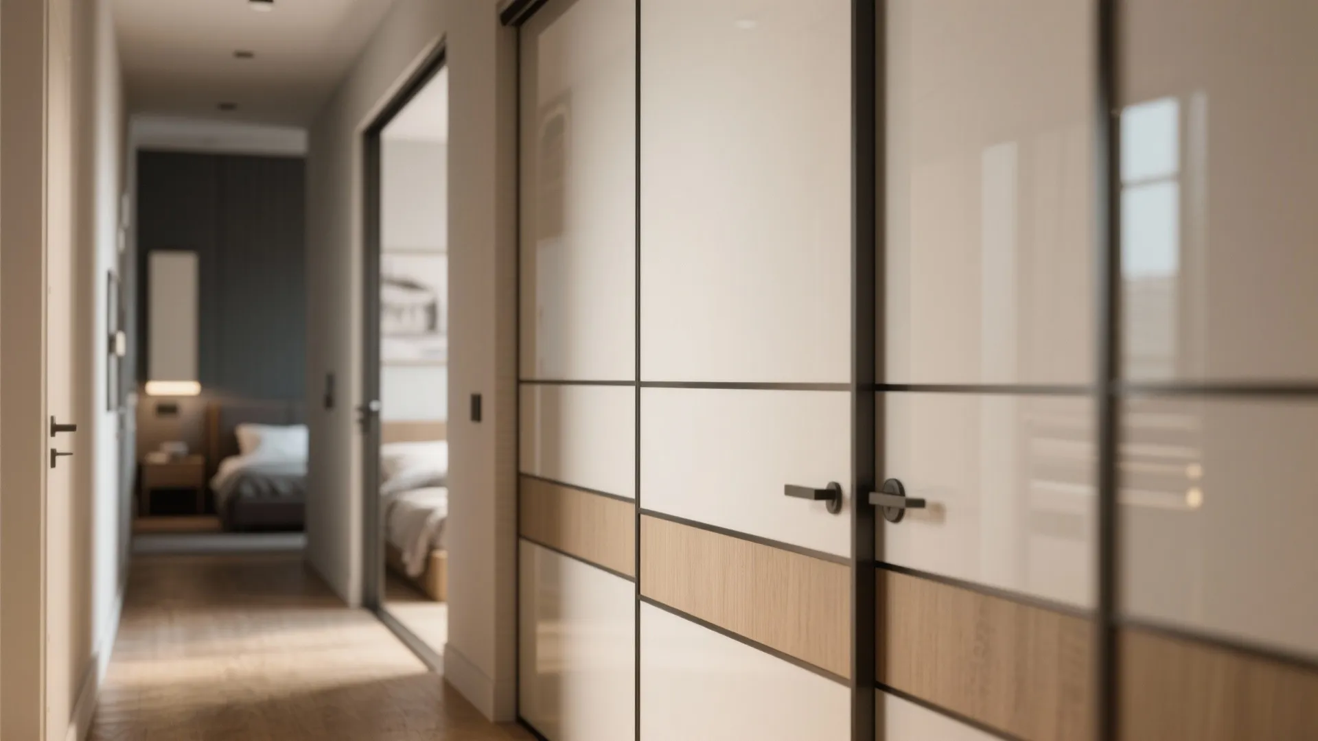 Idea 2: Sliding Doors for the Bedroom