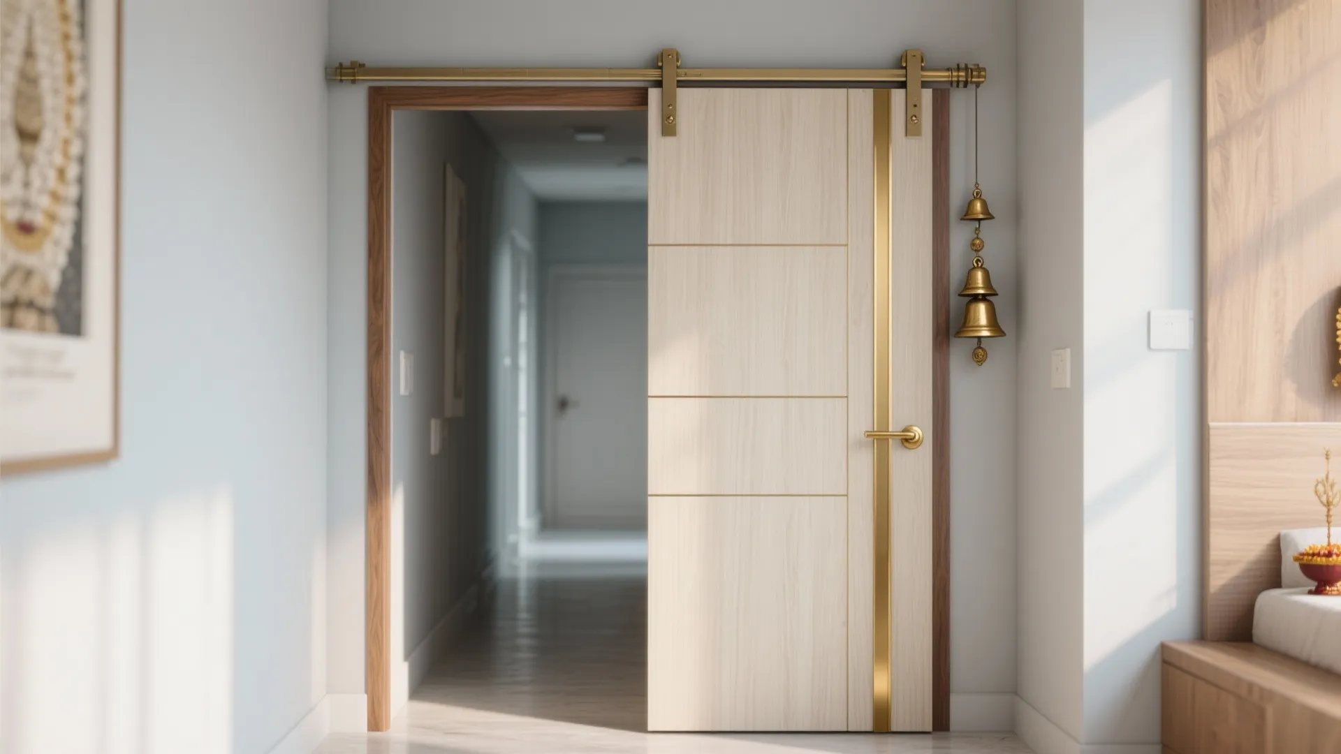 Sliding Bell Door for Compact Layouts