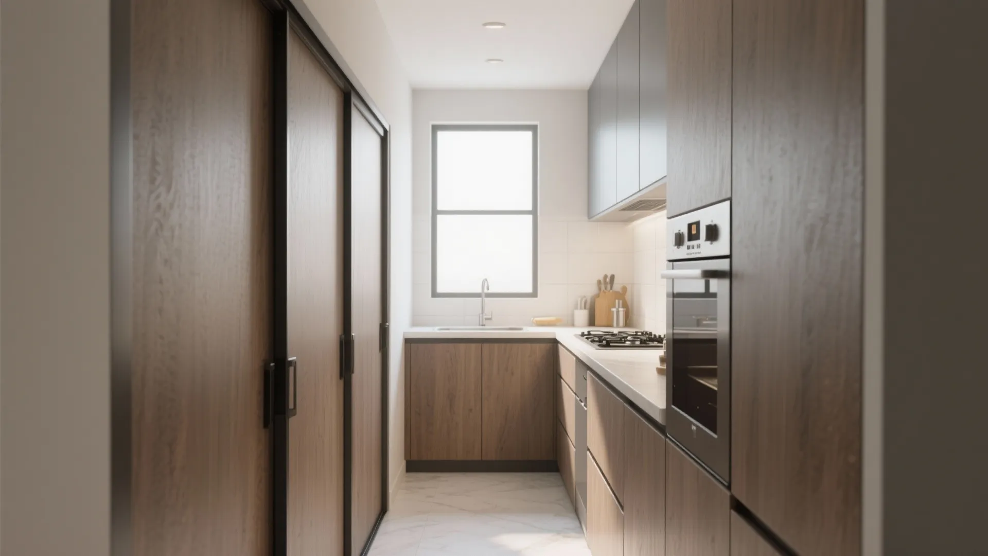 5. Sliding Doors instead of Swing Doors