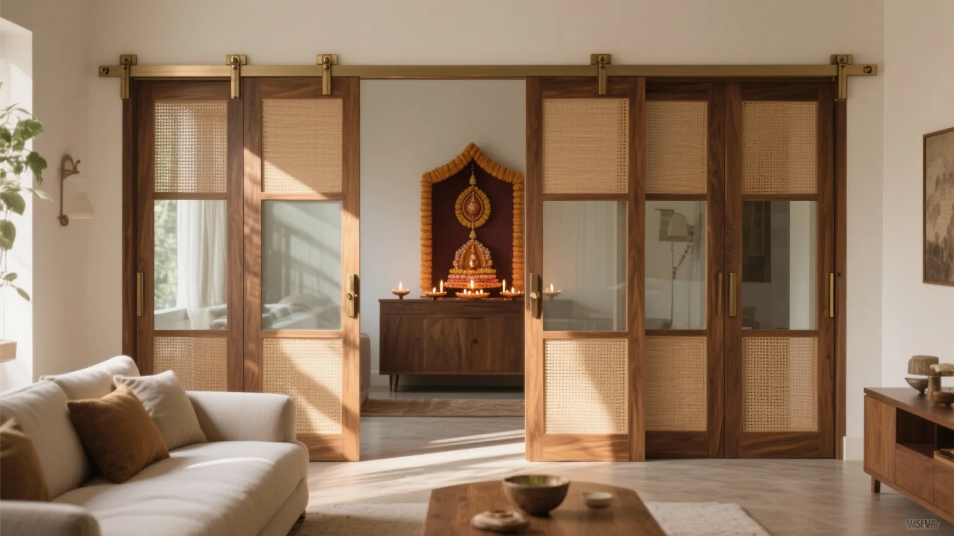 Sliding screens and foldable doors for privacy