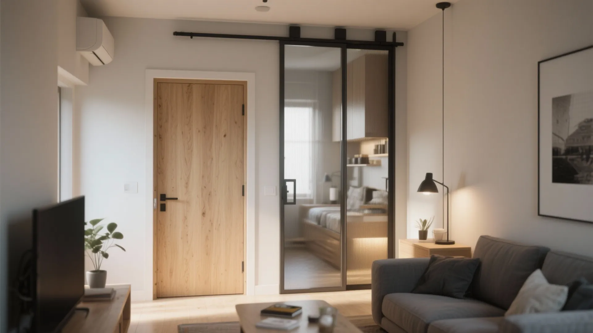 9. Sliding Doors Instead of Swing Doors