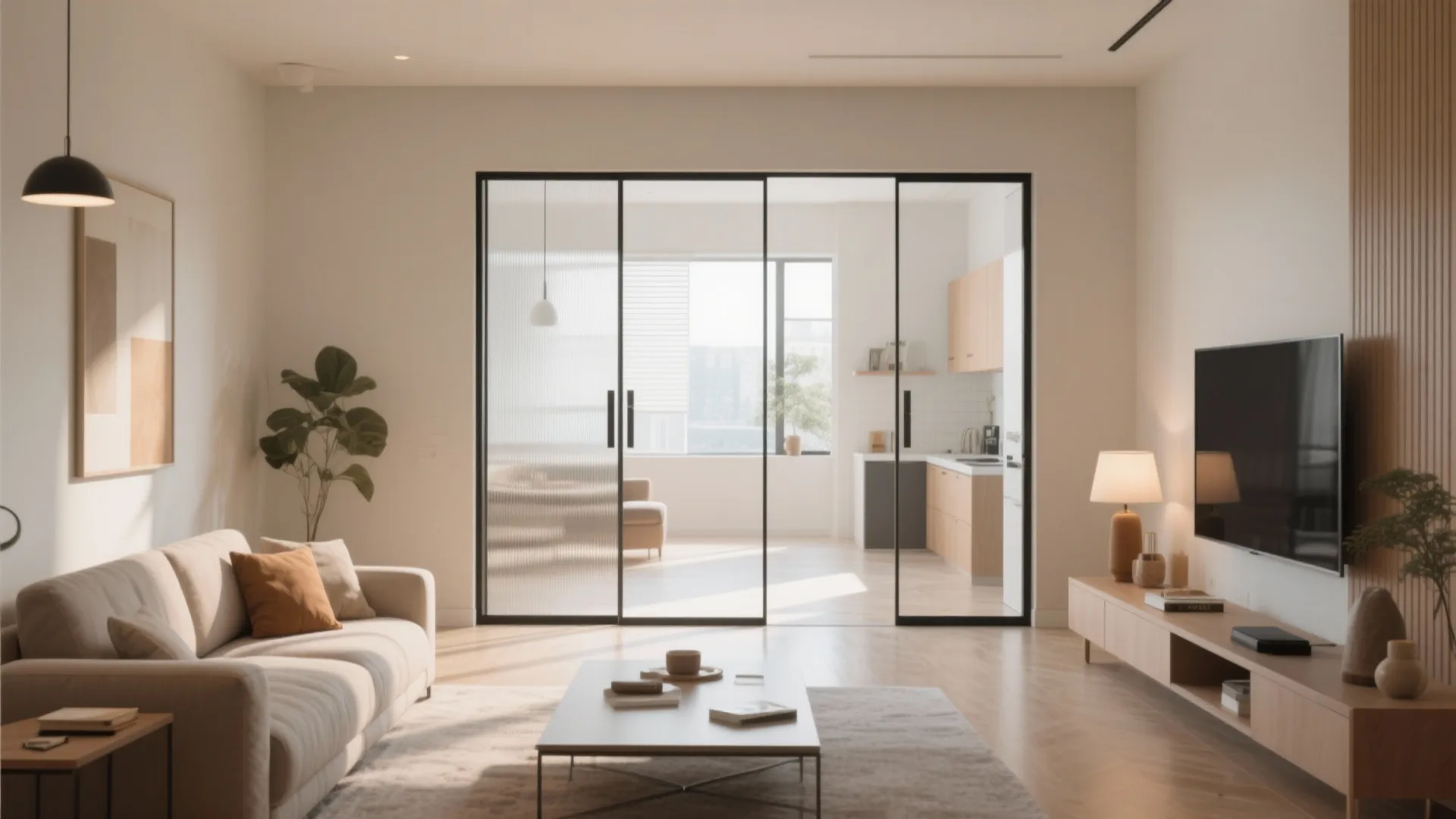 9. Sliding Doors for Adjoining Spaces