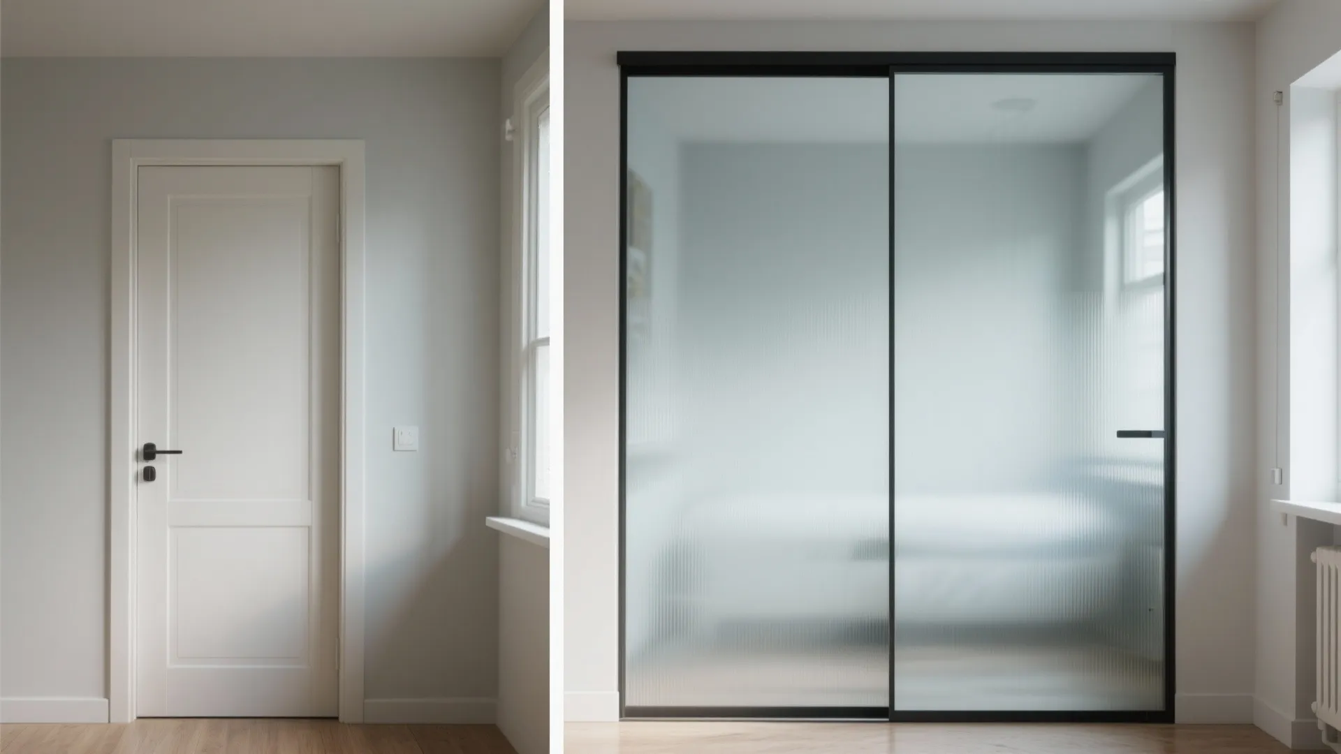 Sliding Doors Instead of Hinged