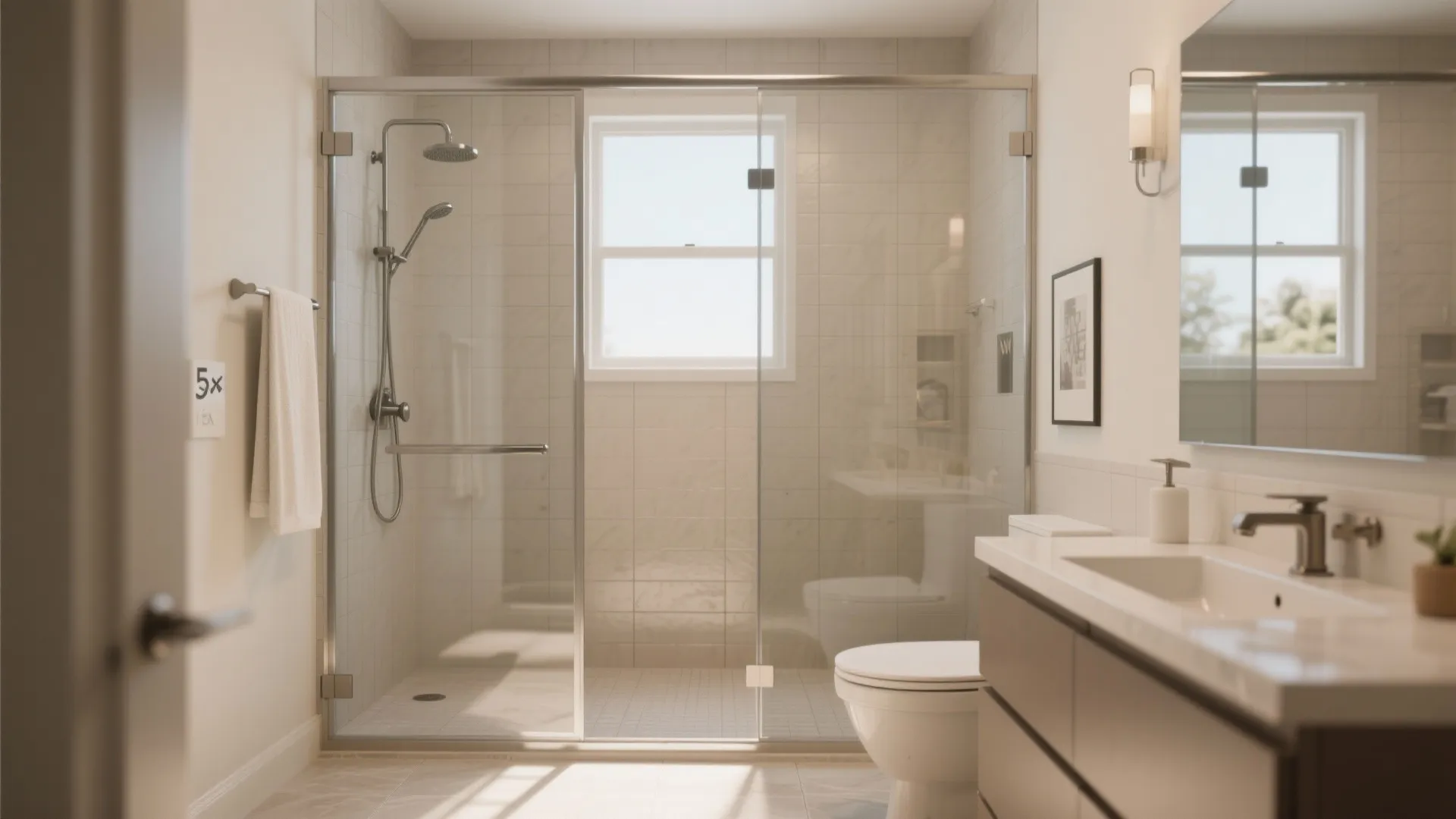 8. Sliding Shower Door