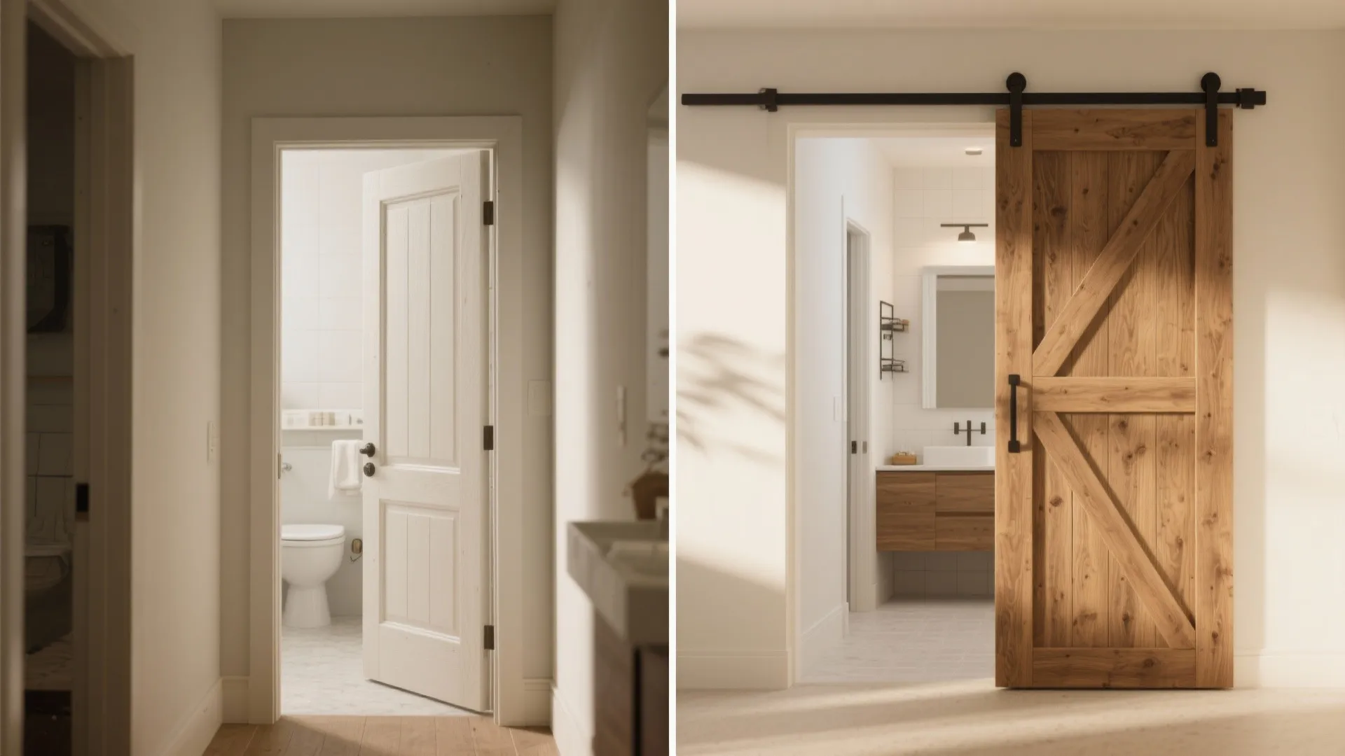 3. Sliding Door Instead of Hinged