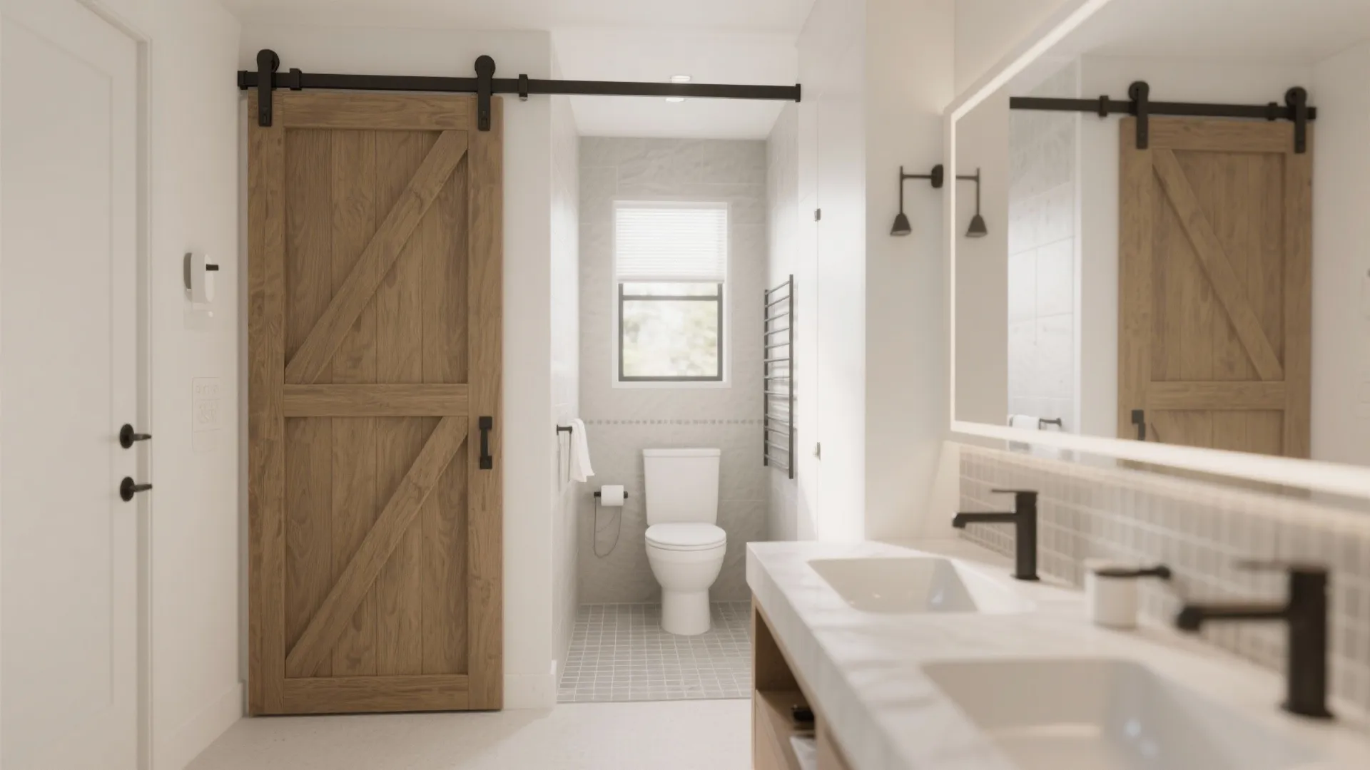 7. Sliding Door Instead of Swing Door