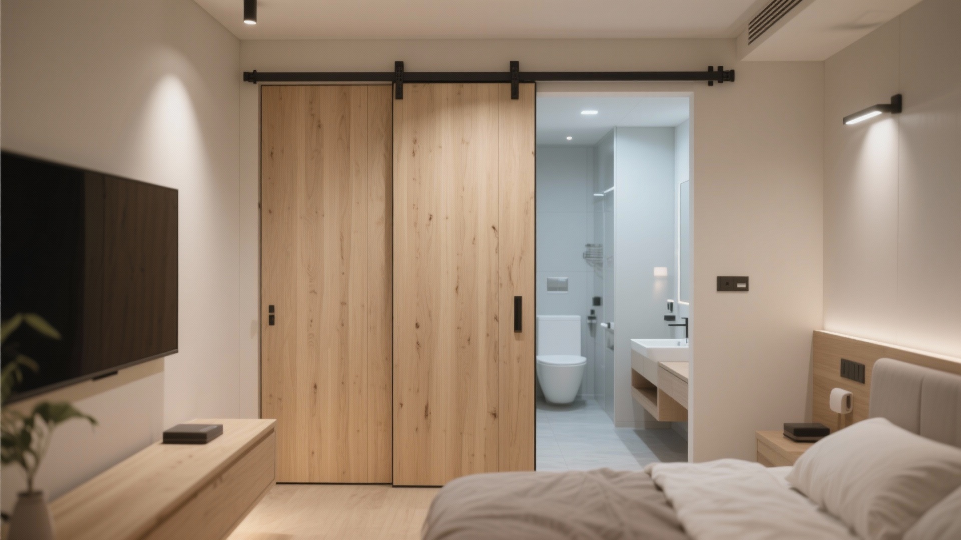 10 Small Bedroom with Bathroom Design Ideas