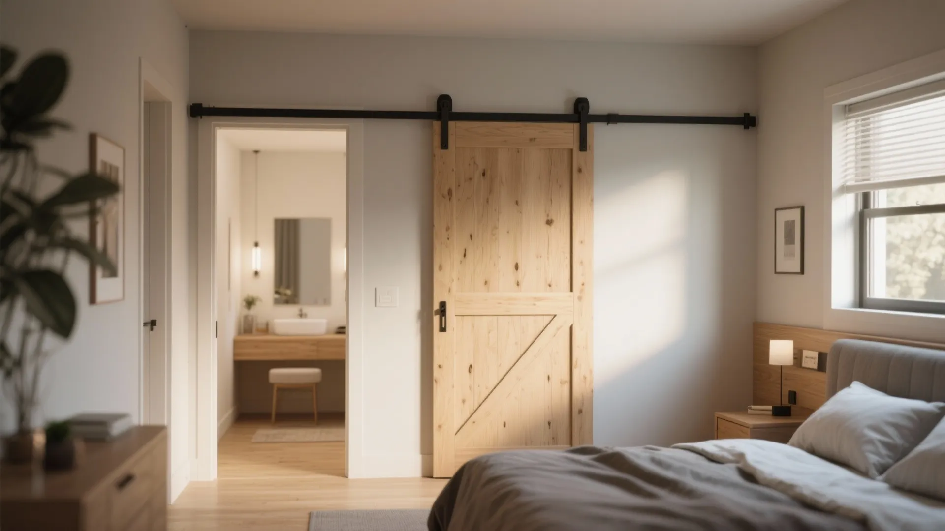 4. Sliding Doors Instead of Swing Doors