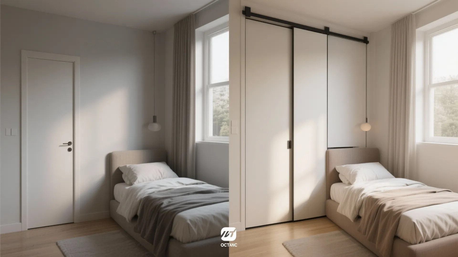 9. Opt for Sliding or Pocket Doors