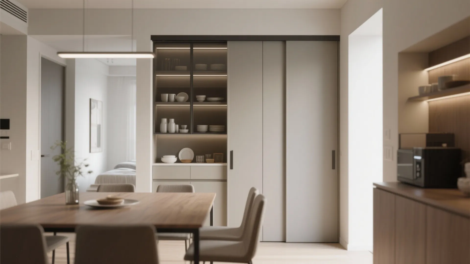 Sliding Door Crockery Cabinets