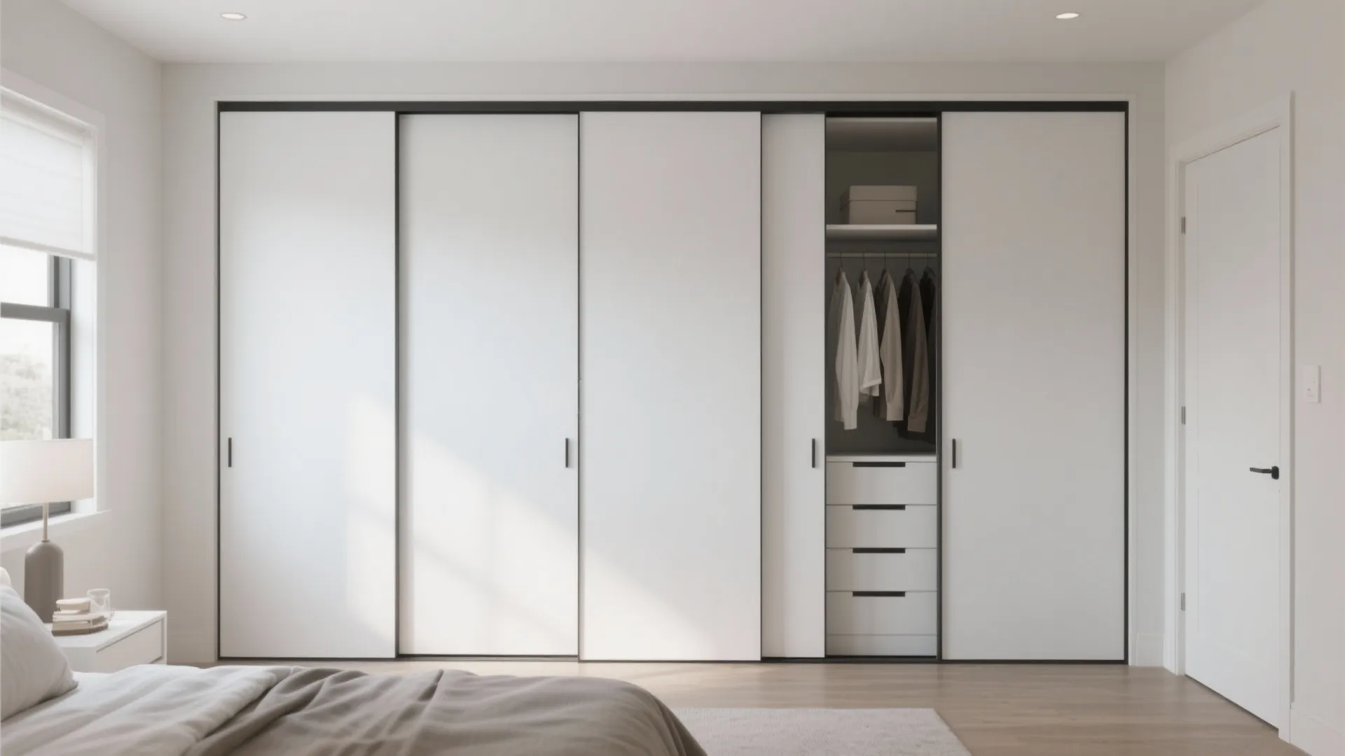 6. Use a Sliding Door Closet