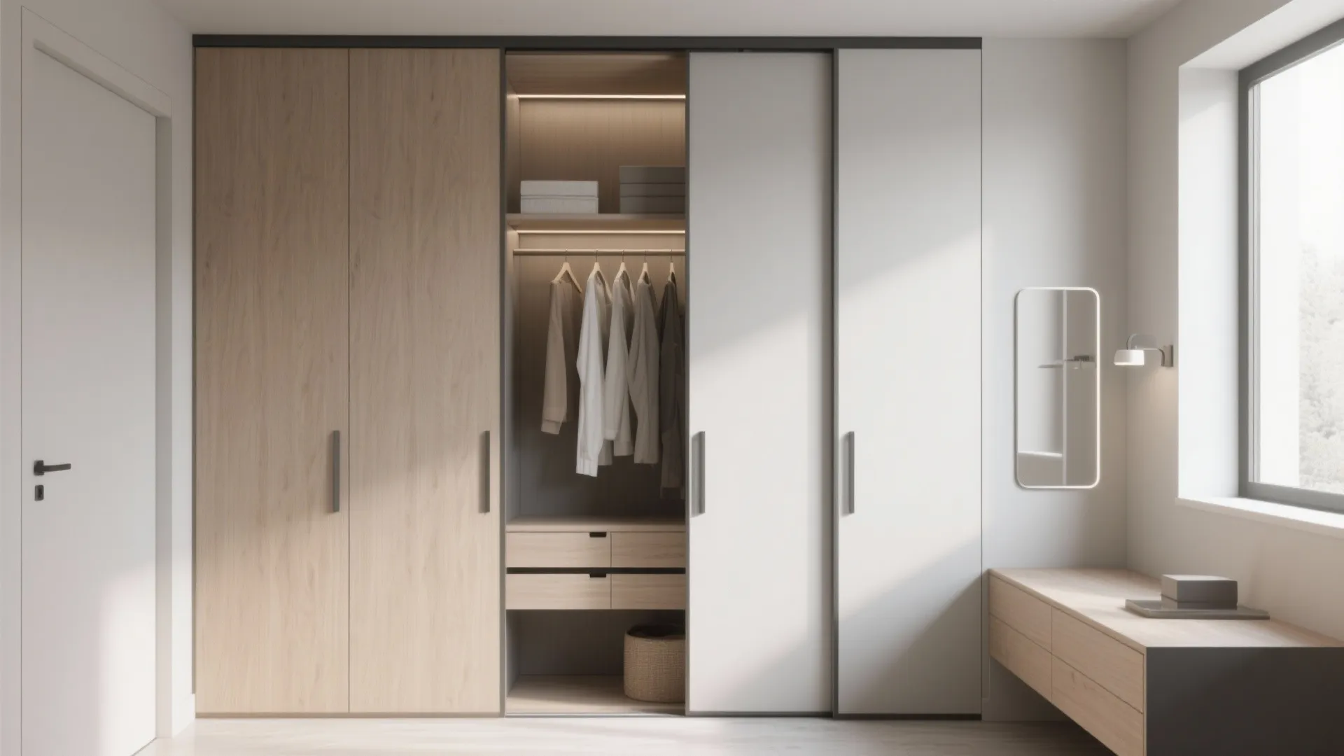 Sliding door closets