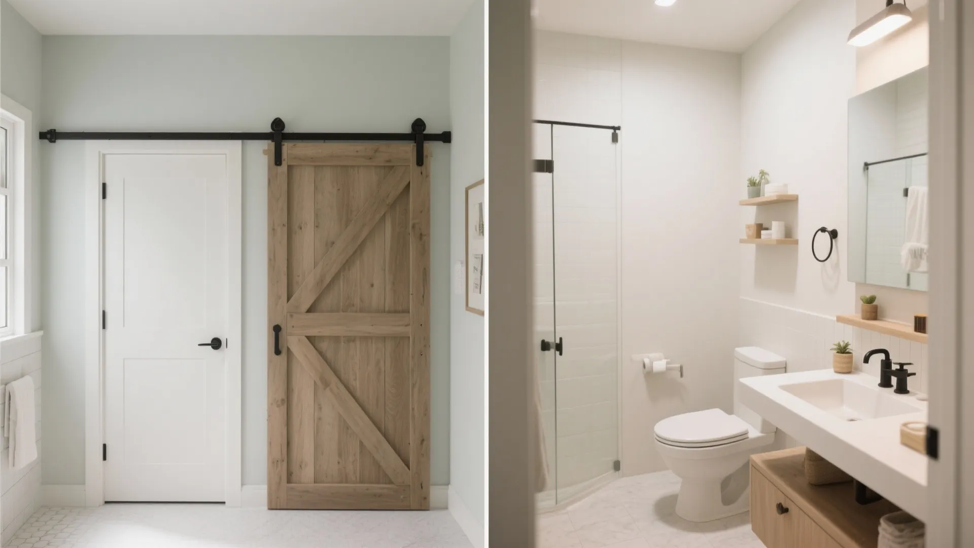 2. Pocket or Sliding Doors