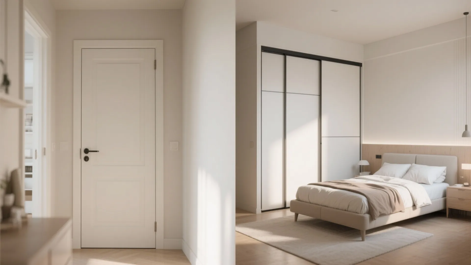 4. Sliding Door Instead of Swing Door