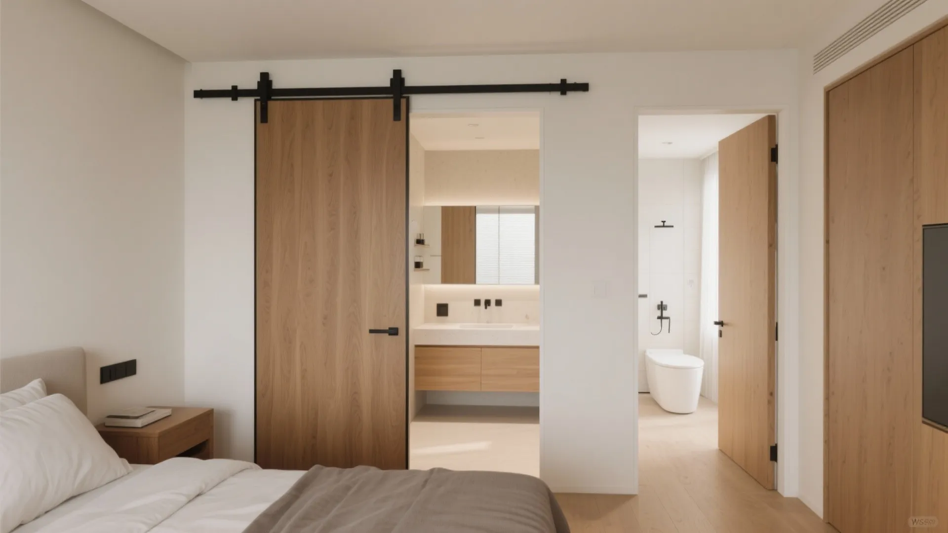 Sliding or Pocket Doors for Seamless Entry