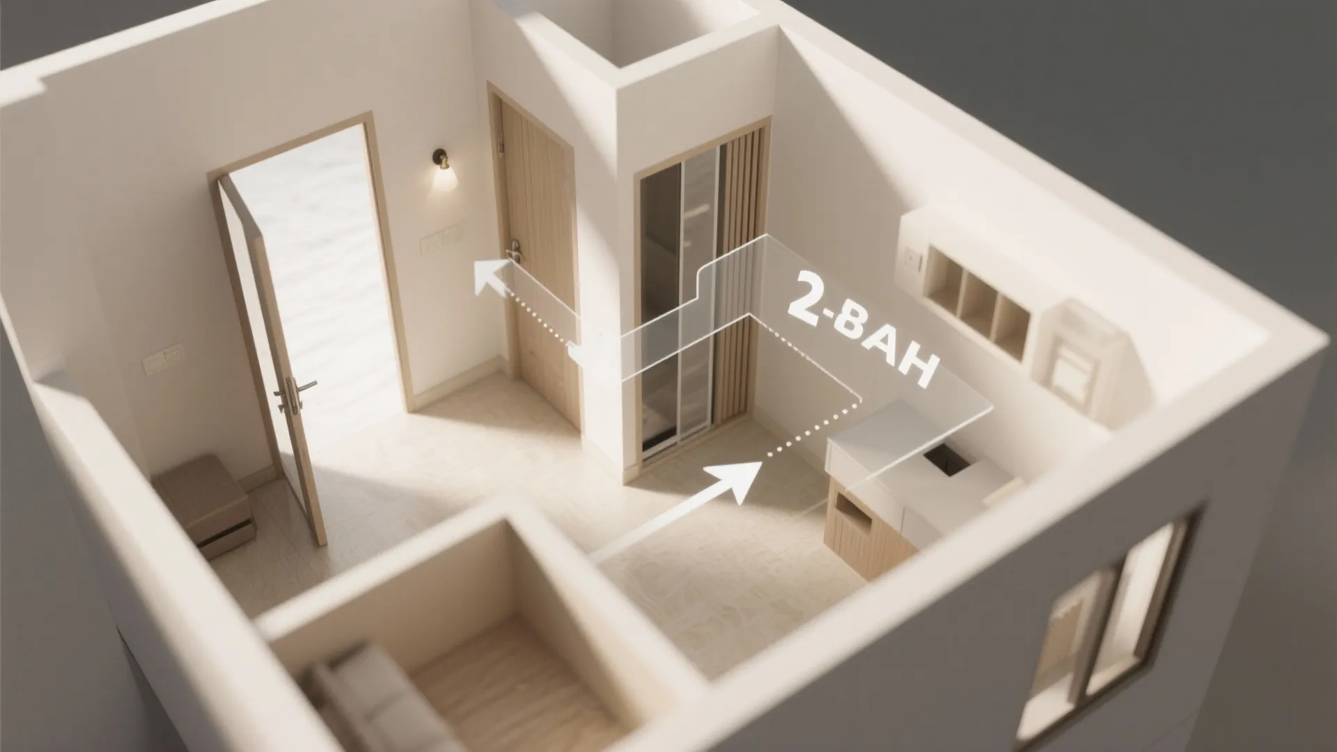 Sliding Doors and Pocket Partitions to Unlock Circulation