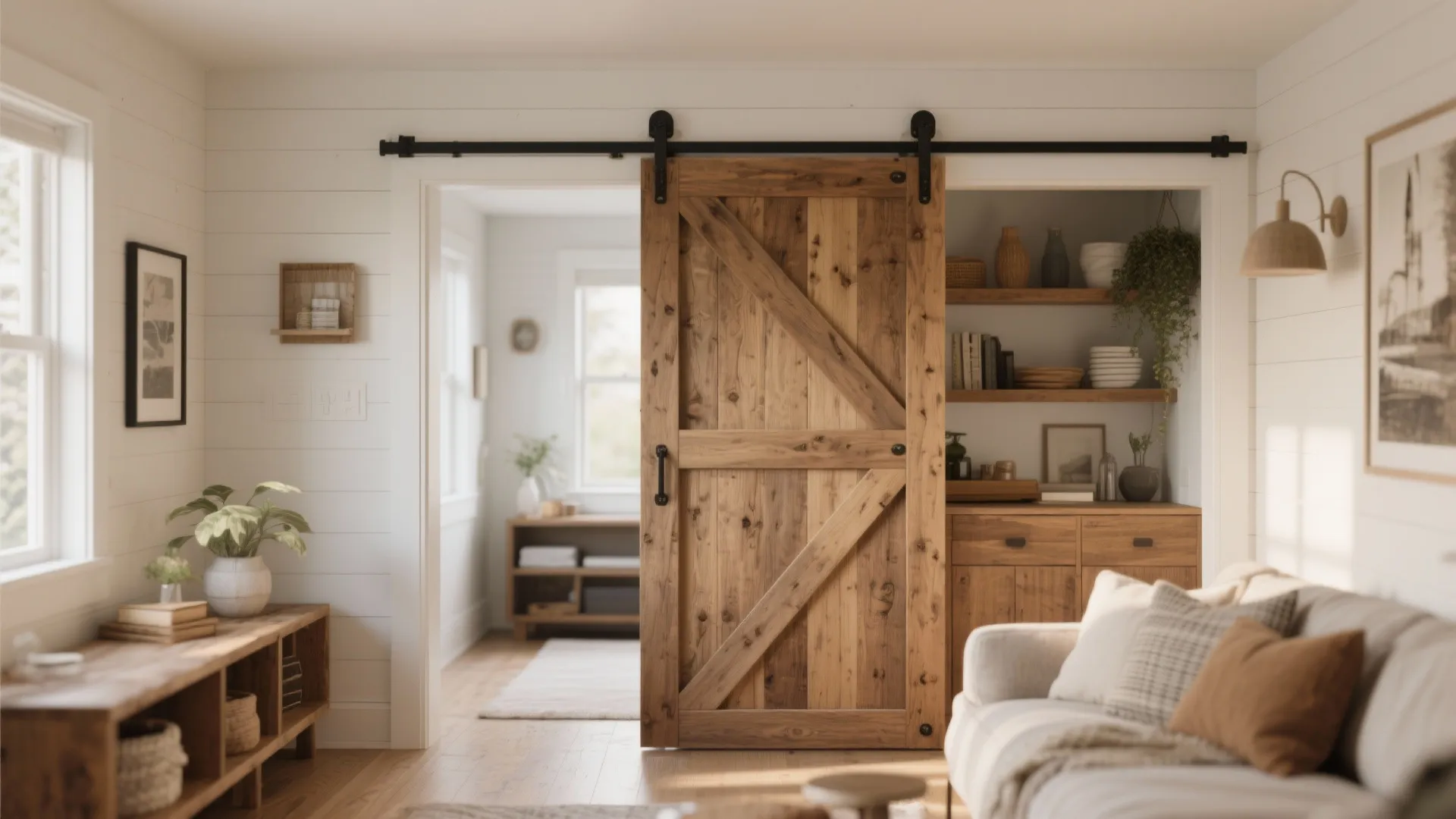 4. Sliding Doors Instead of Swing Doors
