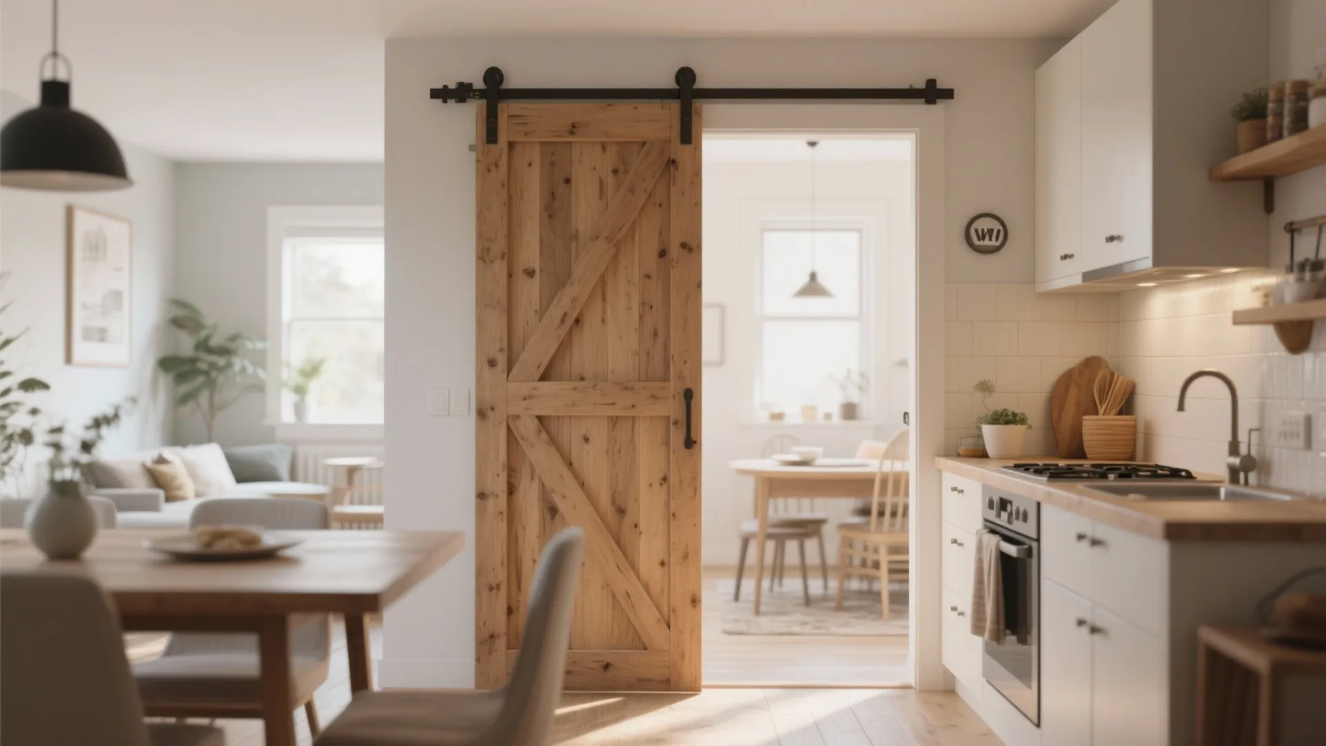 8. Incorporate sliding doors