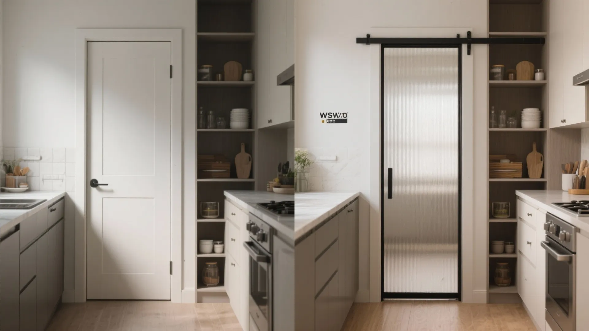 5. Sliding Doors Instead of Swing Doors