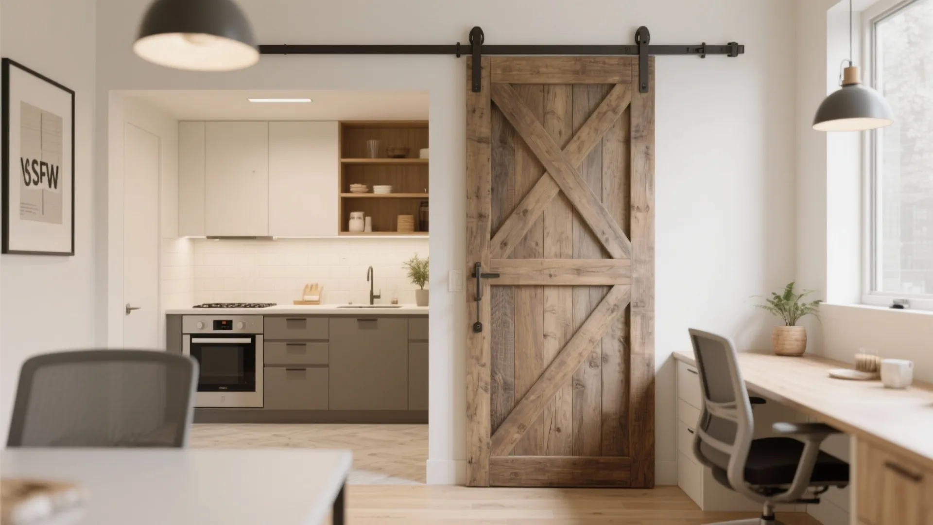 7. Sliding doors or no doors