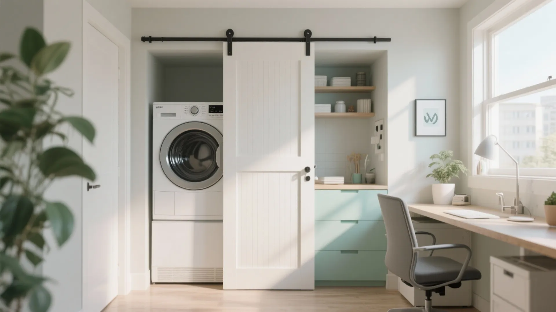 7. Use Sliding or Pocket Doors