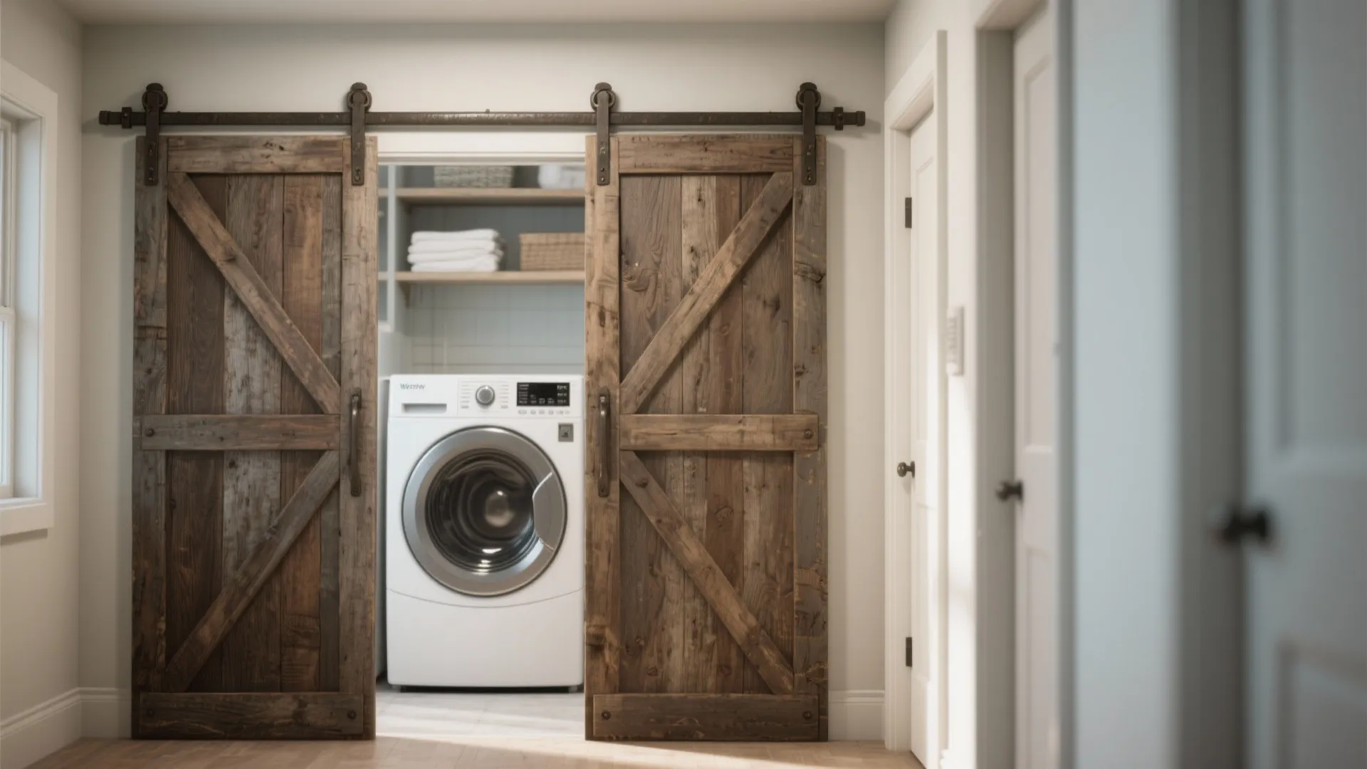 Hide It Behind Sliding Doors