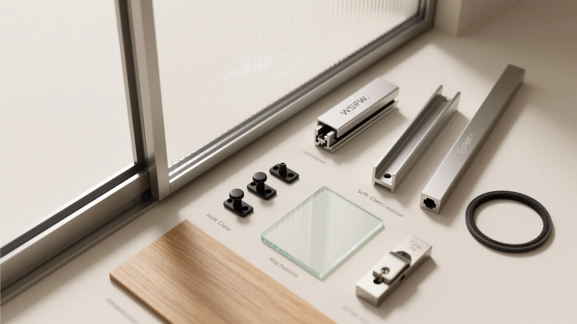 Sliding Door with Soft-Close Tracks