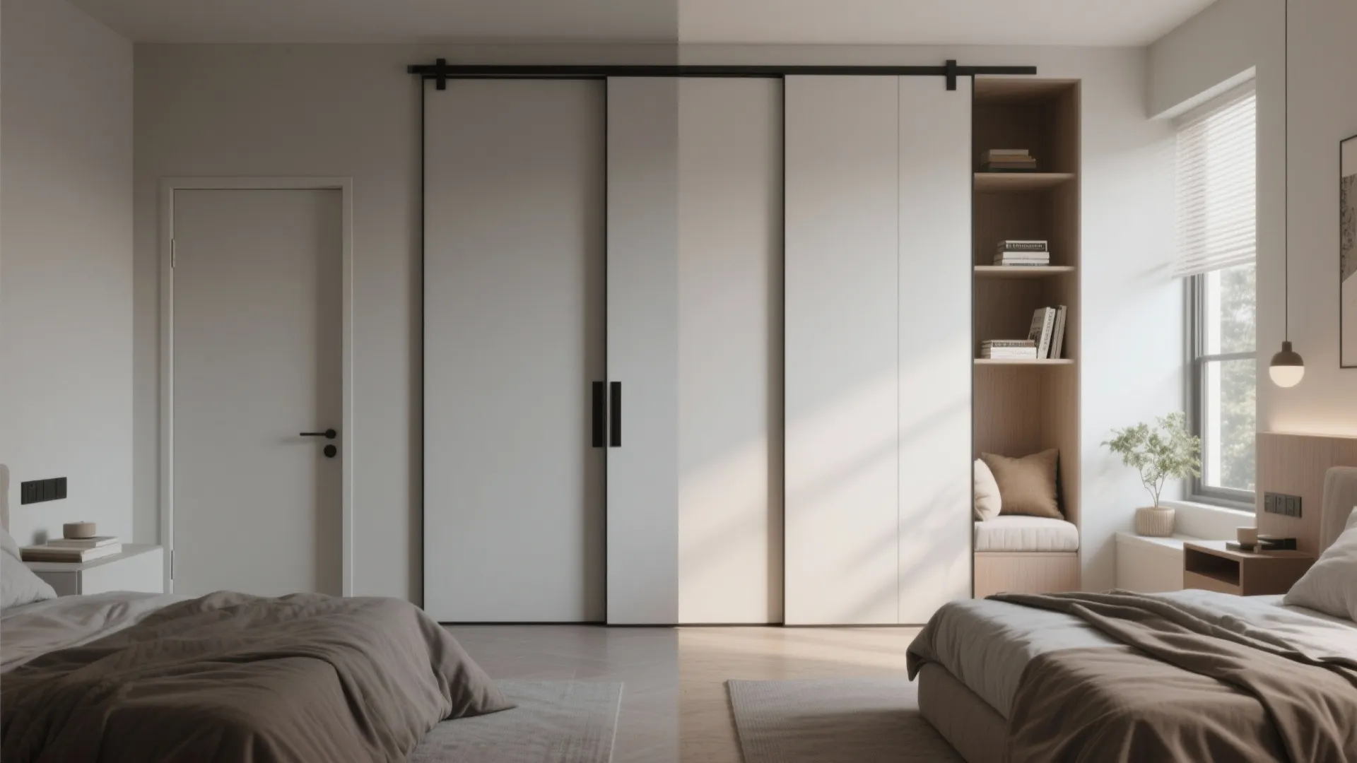 1. Use Sliding Doors Instead of Hinged