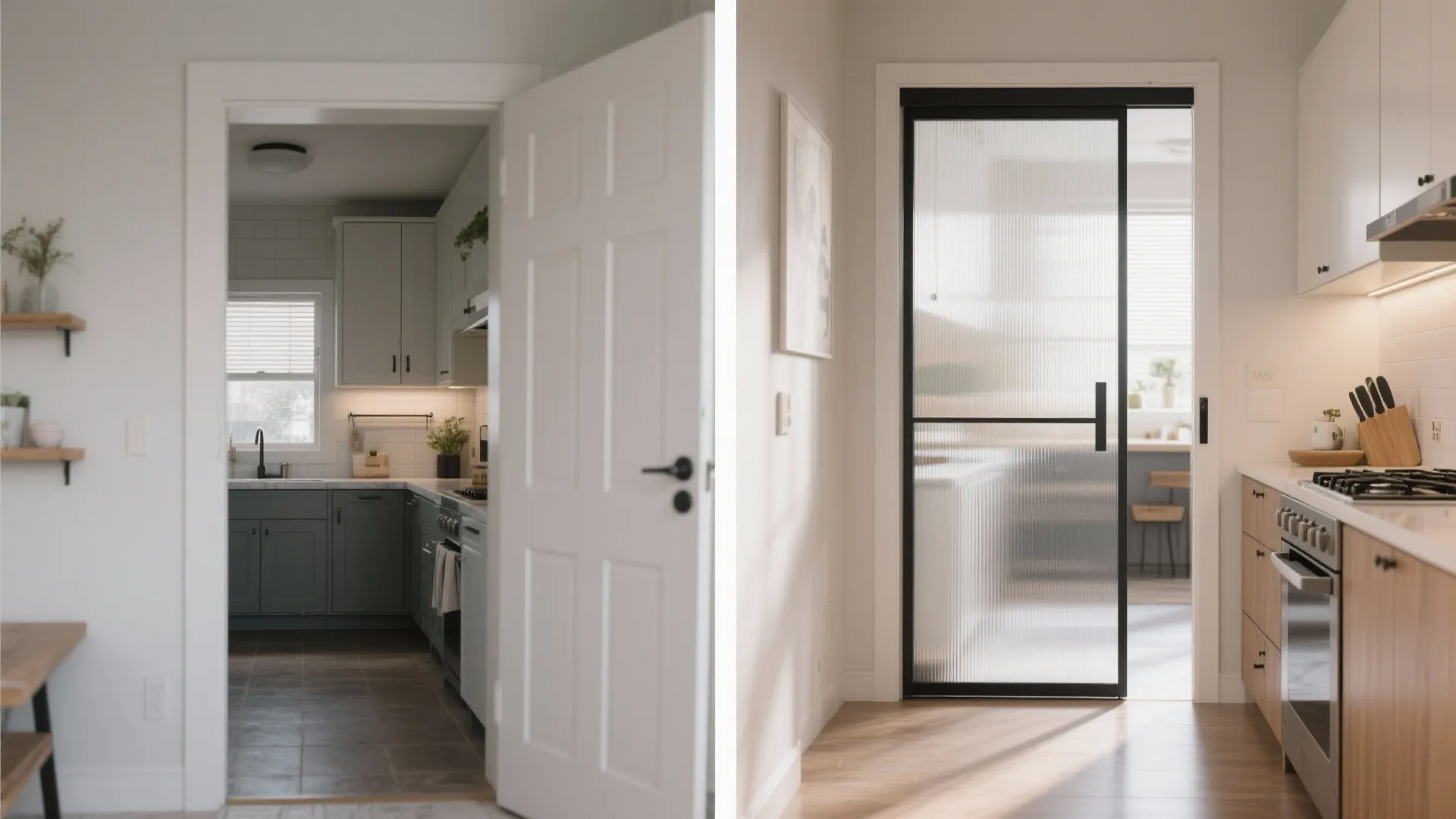 4. Sliding Doors Instead of Swing Doors