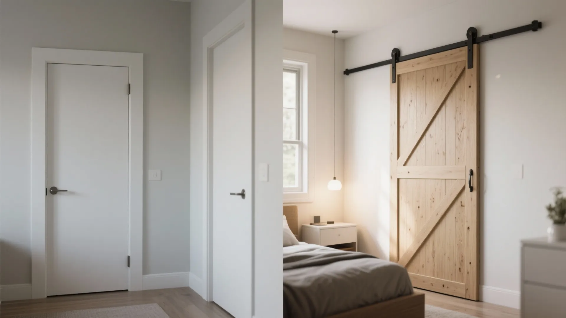 1. Sliding Doors Instead of Swing Doors