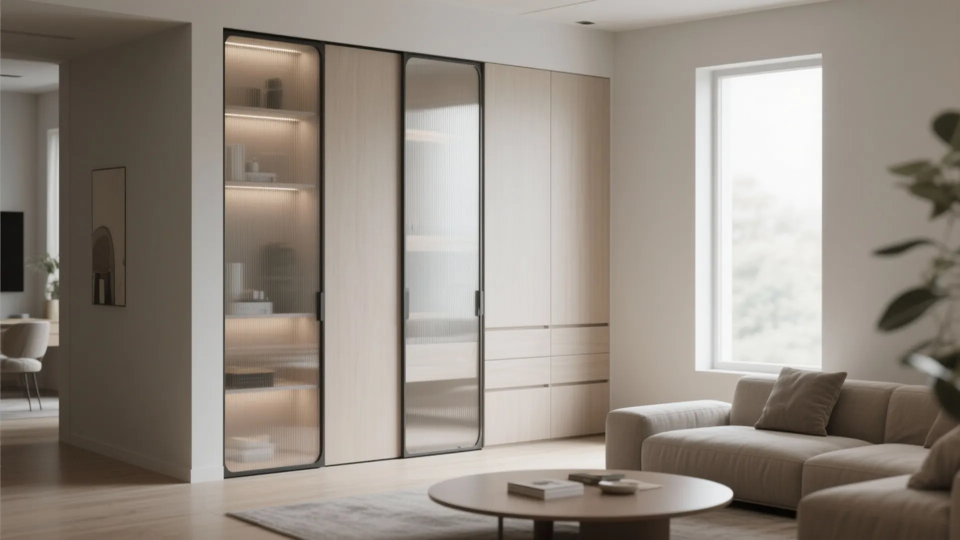 4. Sliding Door Wall Unit