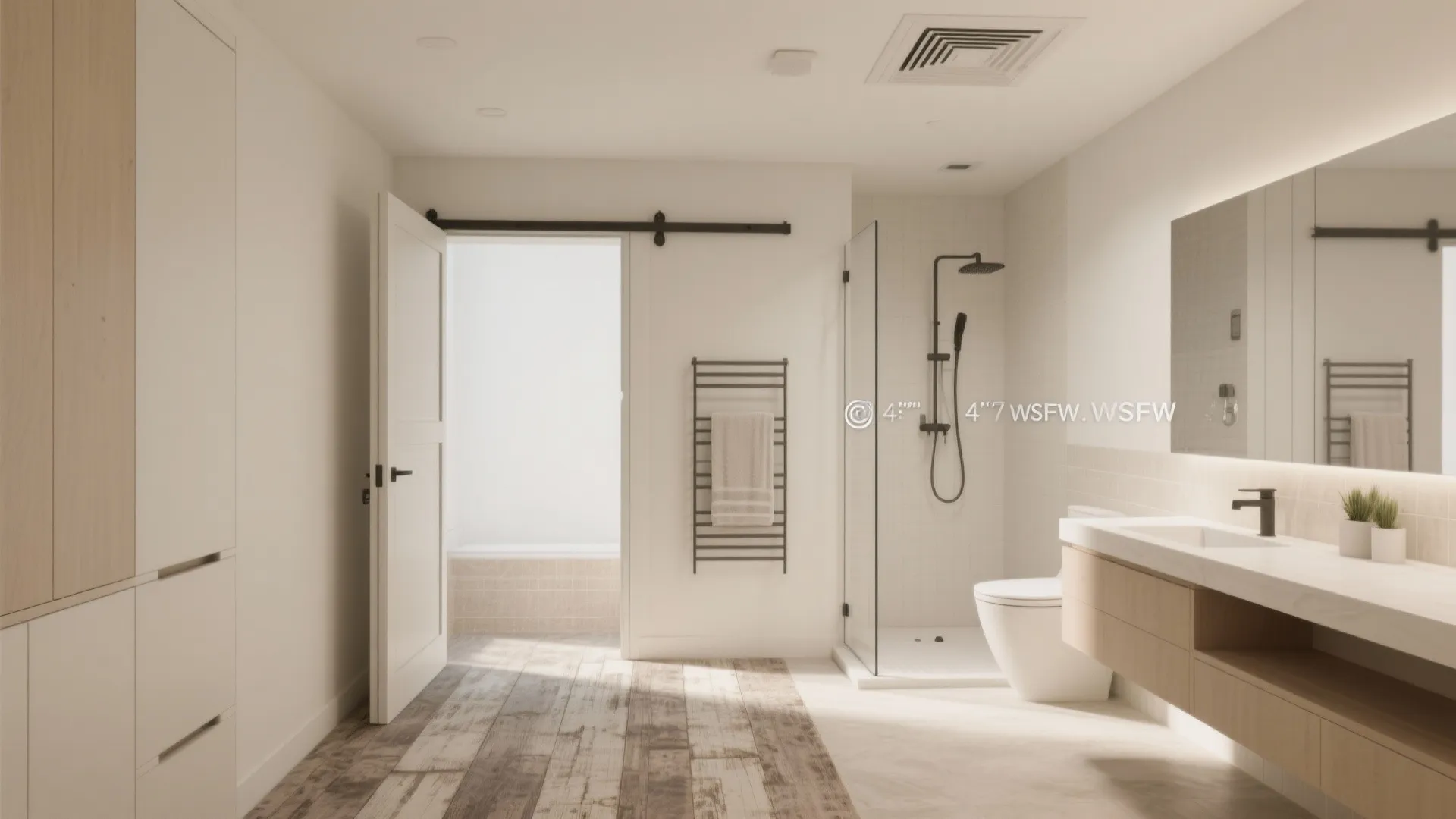 Sliding door and smart ventilation