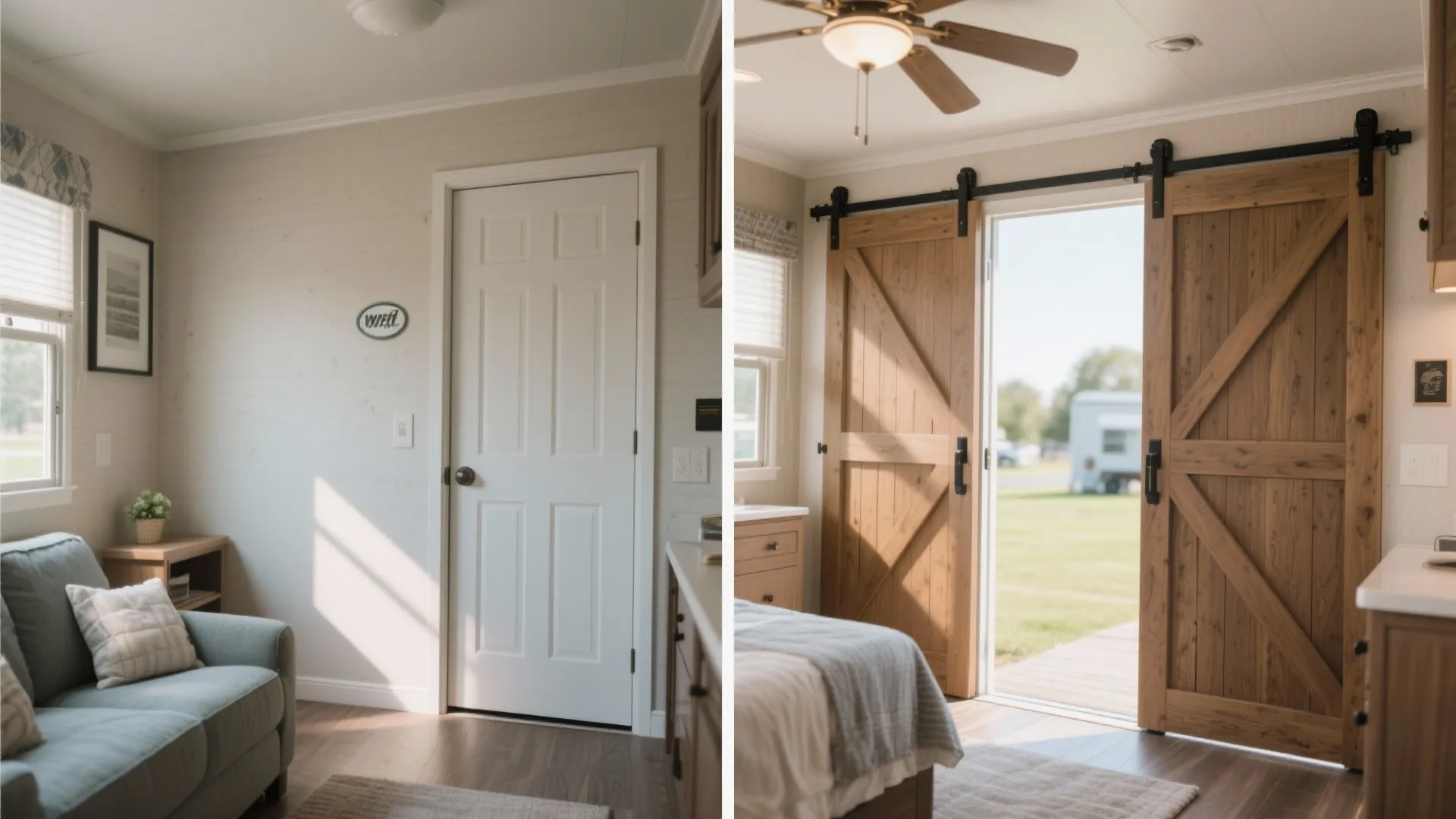 2. Sliding Doors Instead of Hinged