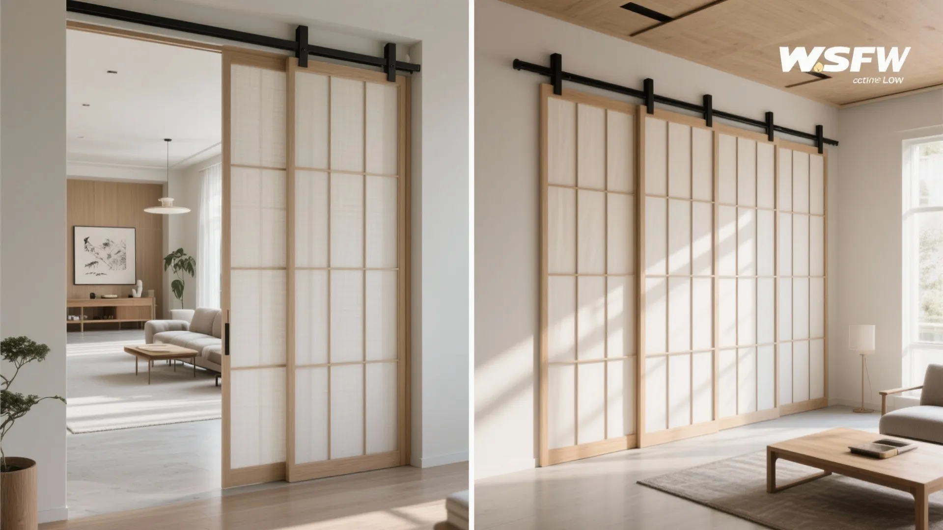 3. Sliding or folding dividers for flexible hosting