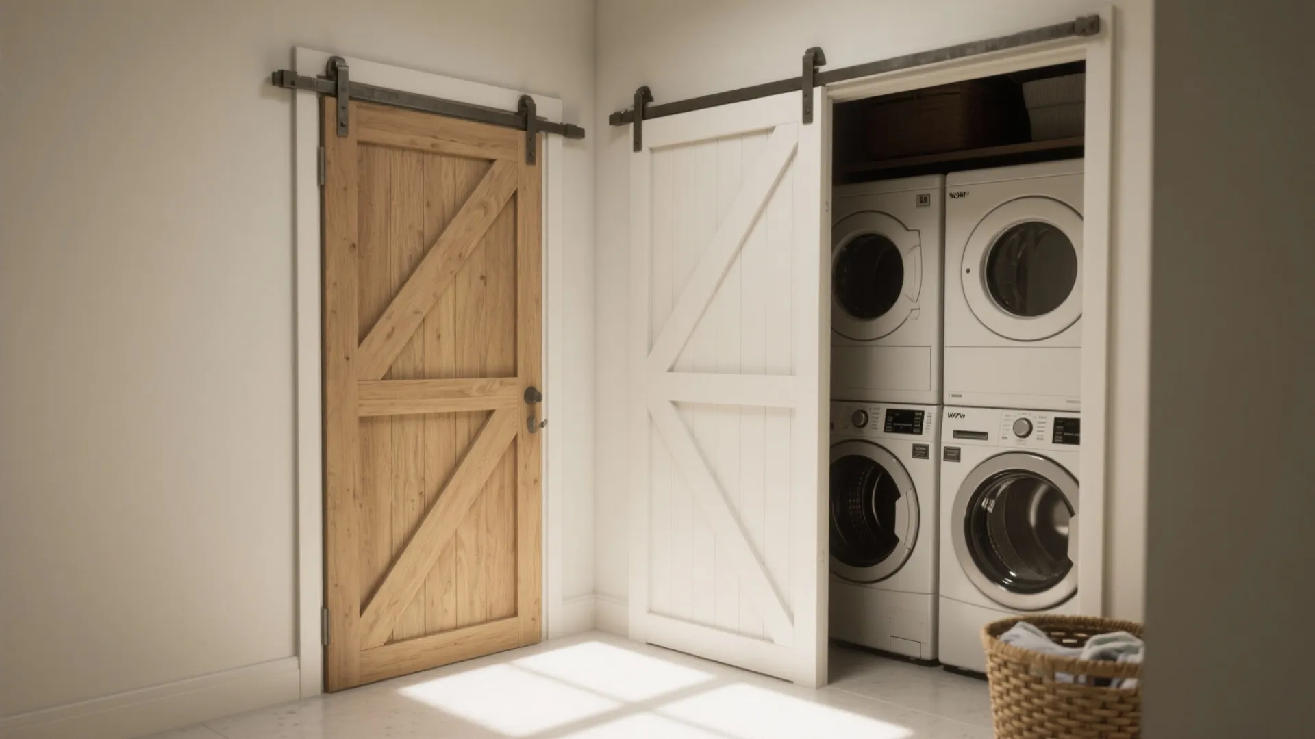 4. Pocket doors and sliding solutions to save swing space