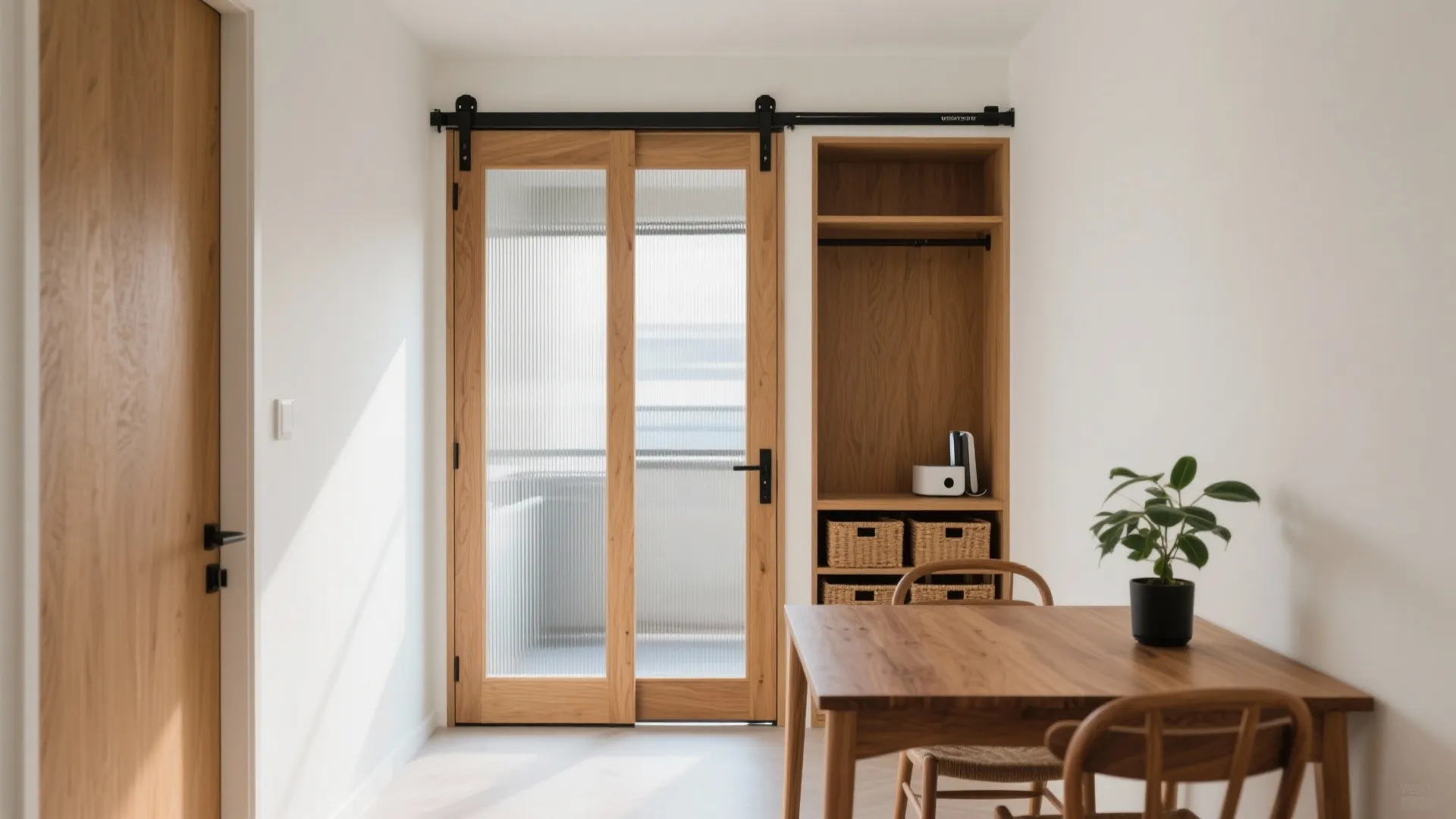 Sliding Doors and Pocket Storage