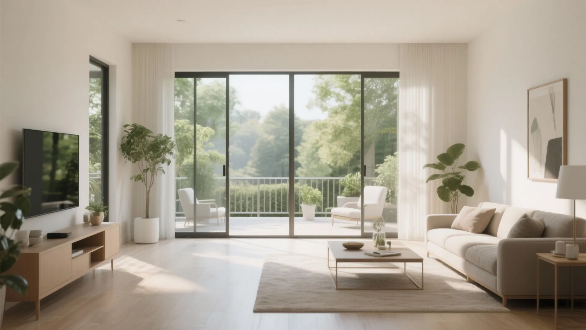 10. Sliding doors or open thresholds