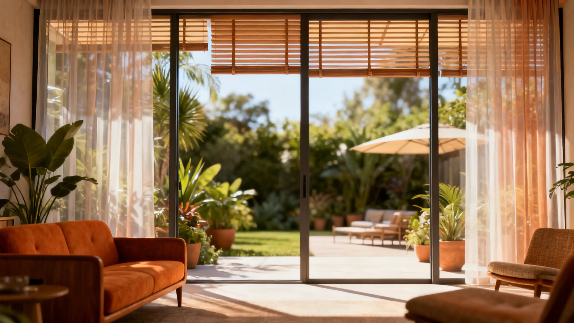 2. Bring the outdoors in with large windows and sliding doors