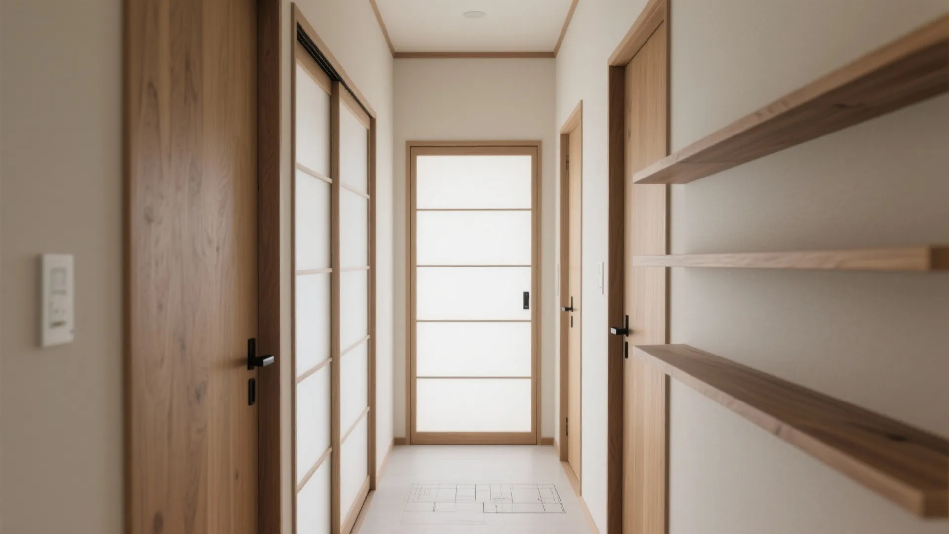 Tips 4: 扉と収納を“引き算”して通りやすく（動線规划）