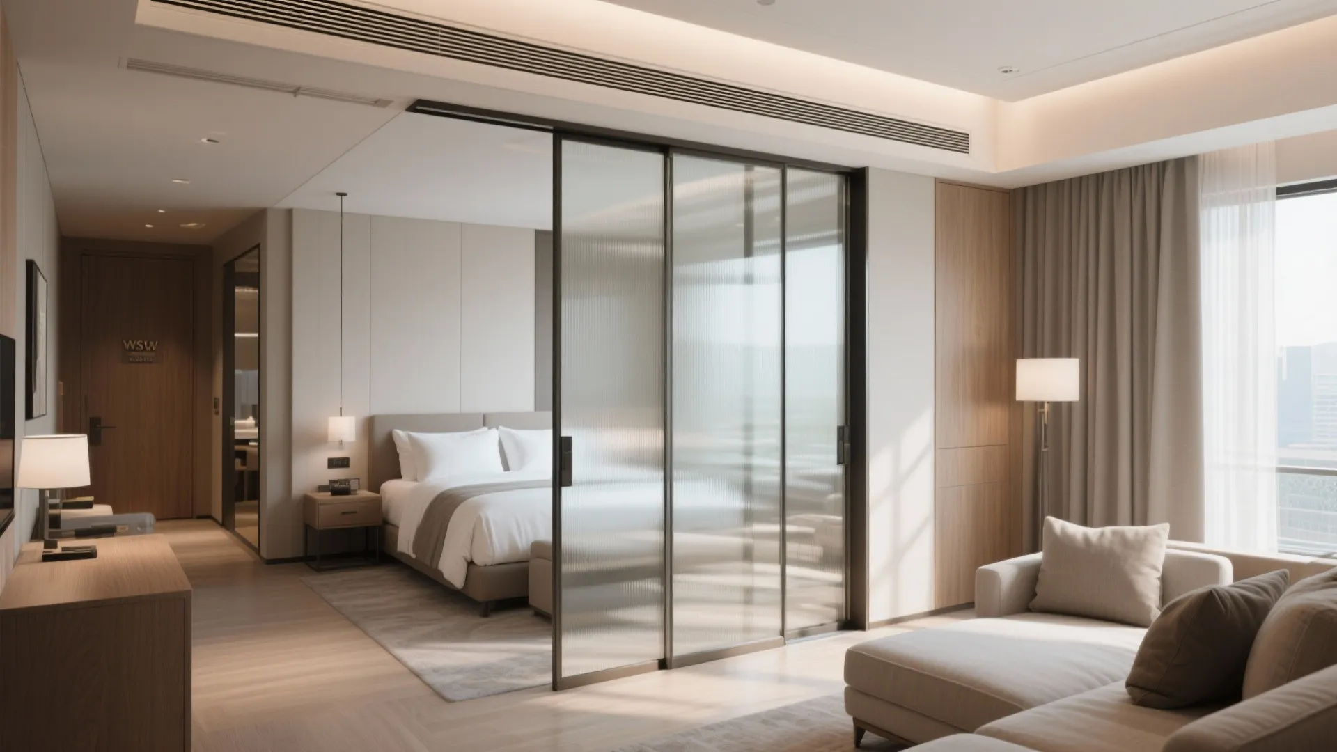 3. Semi-open Layouts with Sliding Doors