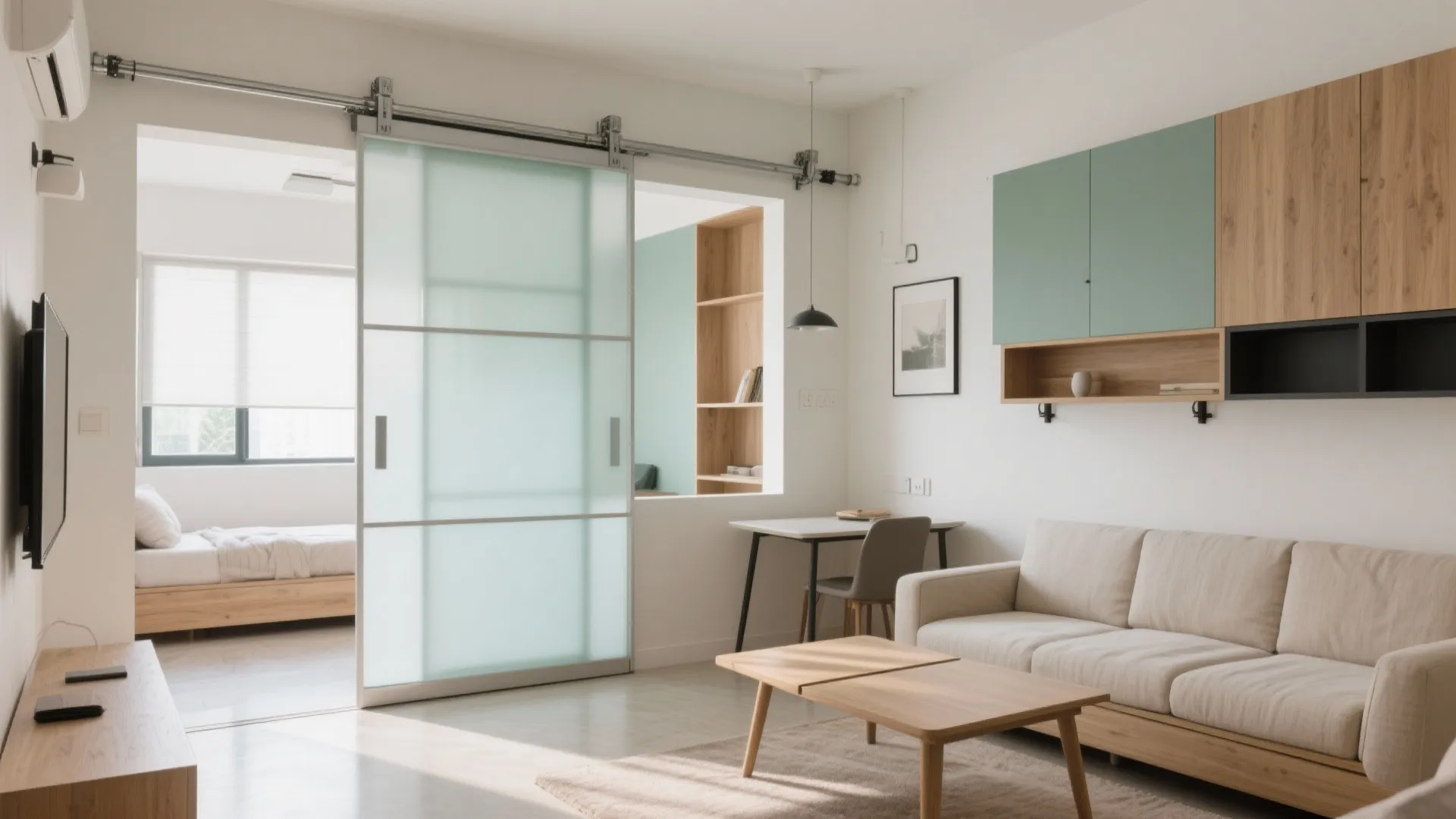 Sliding Partitions and Multifunctional Furniture