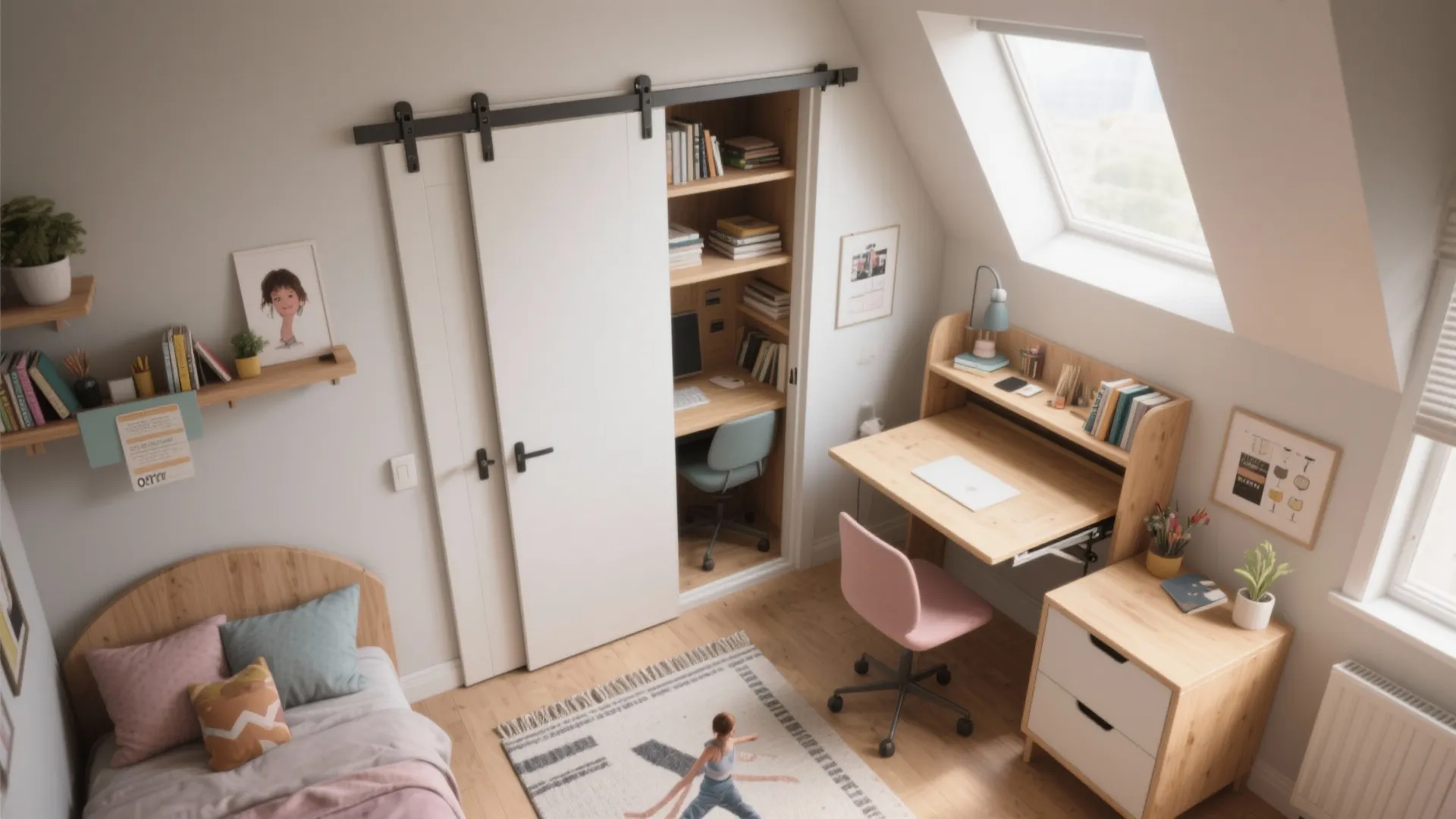 5. Sliding Doors, Foldaway Desks & Zone Dividers