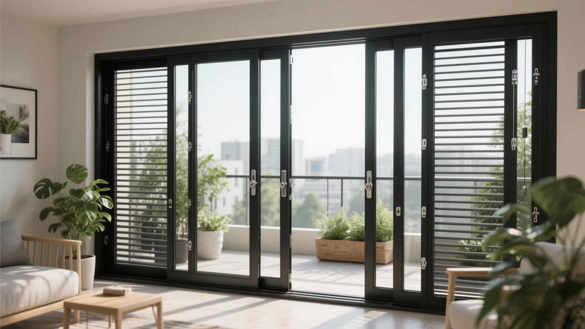 Idea 4: Sliding or folding panels for flexible living