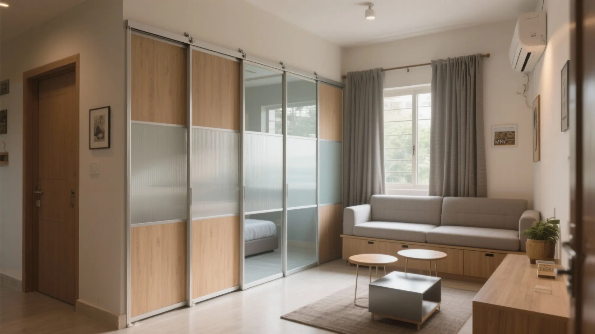 Sliding Partitions and Multi-Functional Furniture